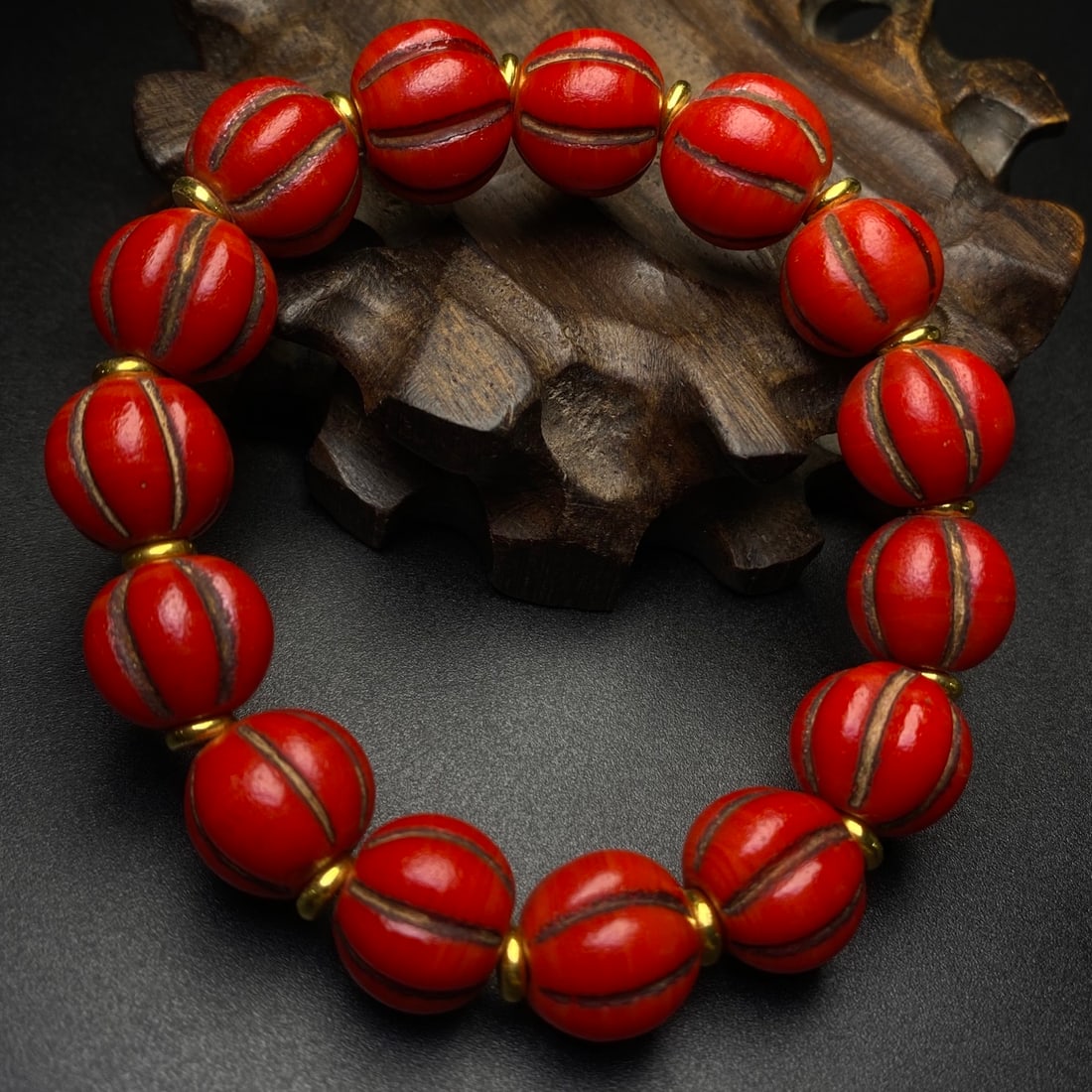 An Exquisite Glass Pumpkin-Shaped Bracelets - 3
