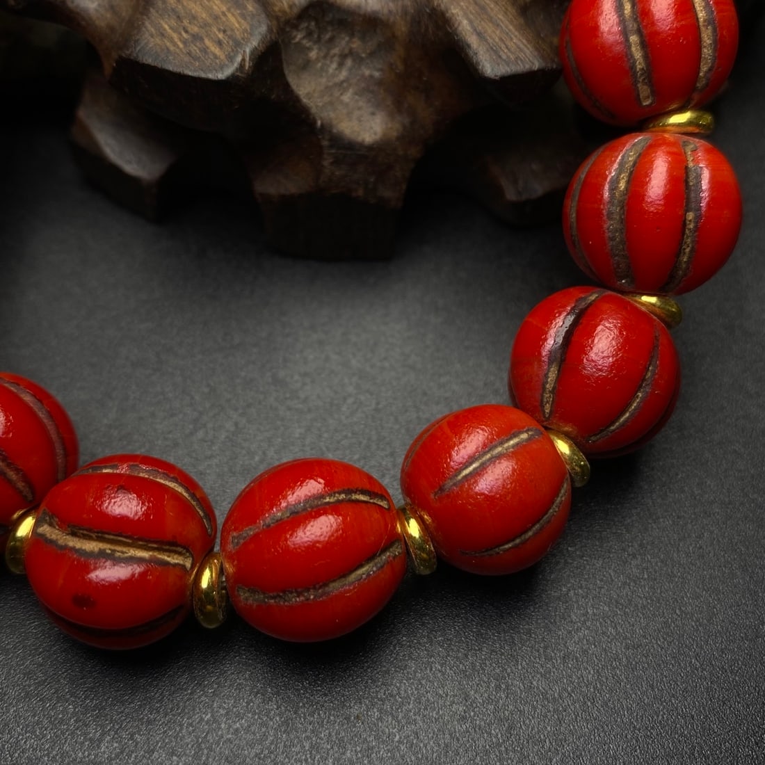 An Exquisite Glass Pumpkin-Shaped Bracelets - 7