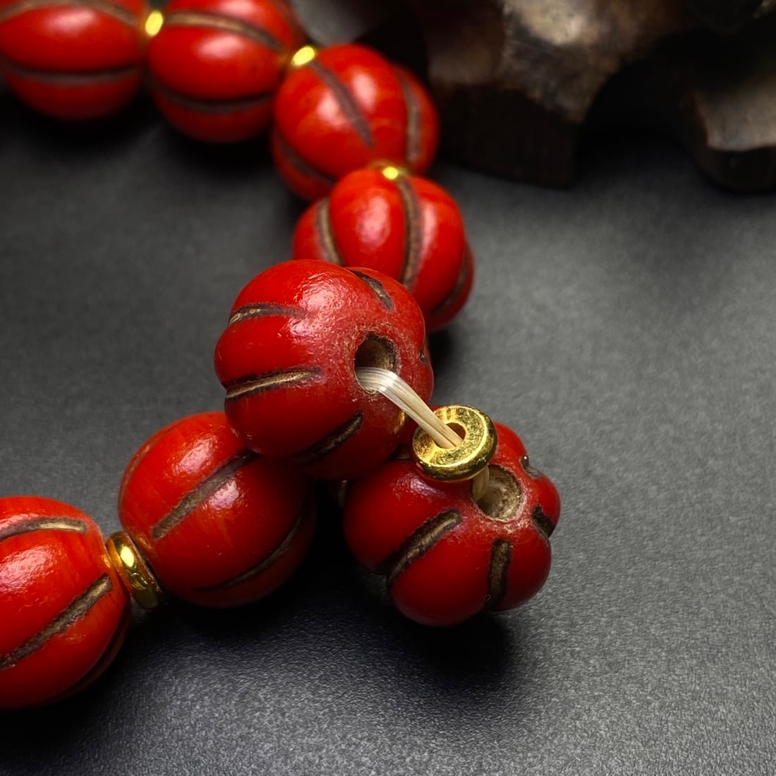 An Exquisite Glass Pumpkin-Shaped Bracelets - 9