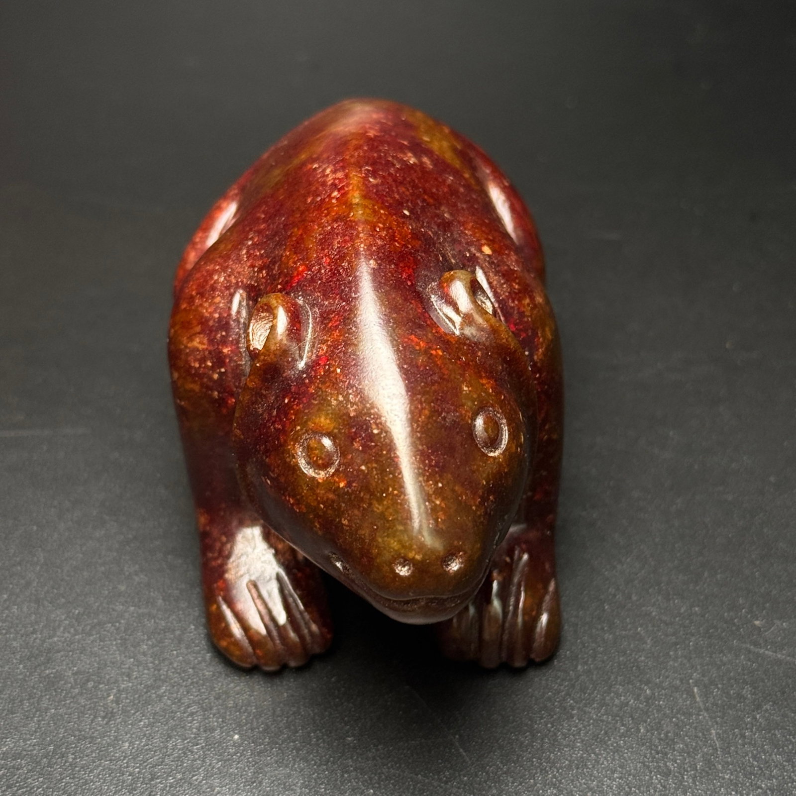 An Exquisite White Jade Bear Ornament - 4