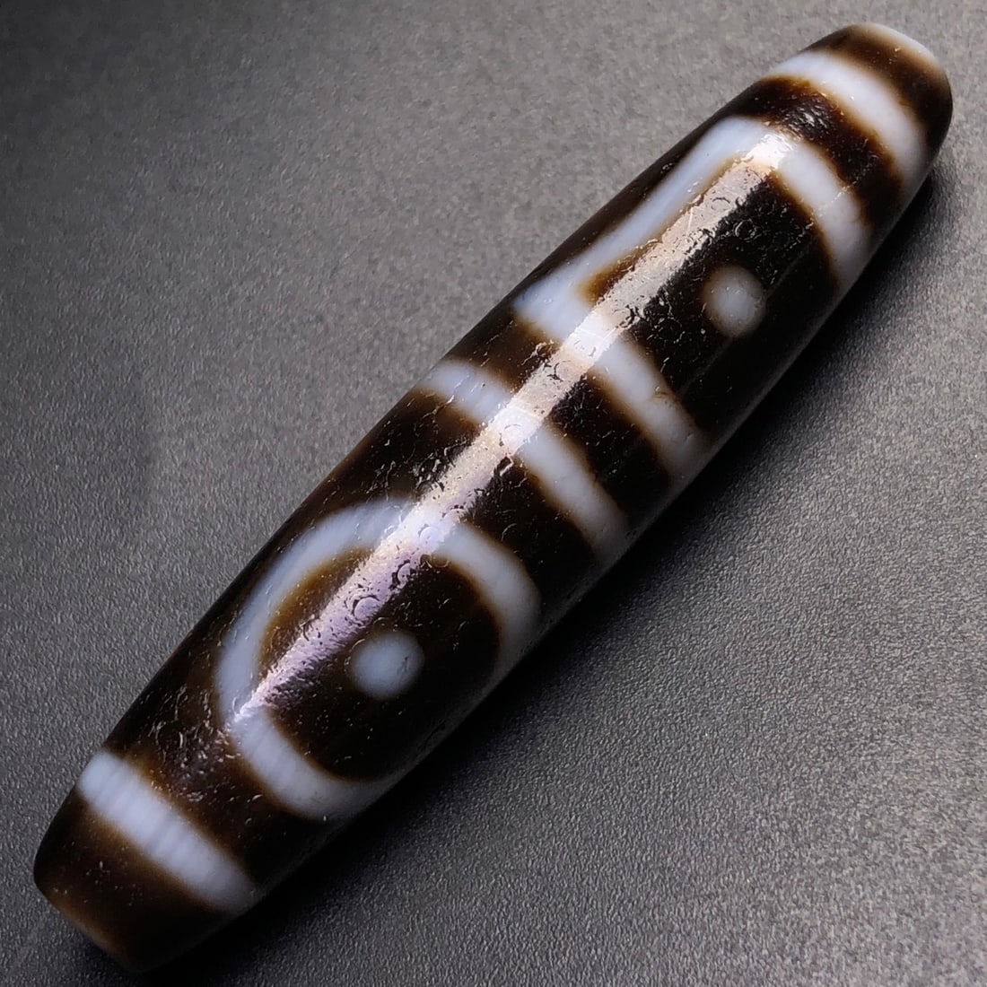 An Exquisite Dzi Bead Pendant - 6