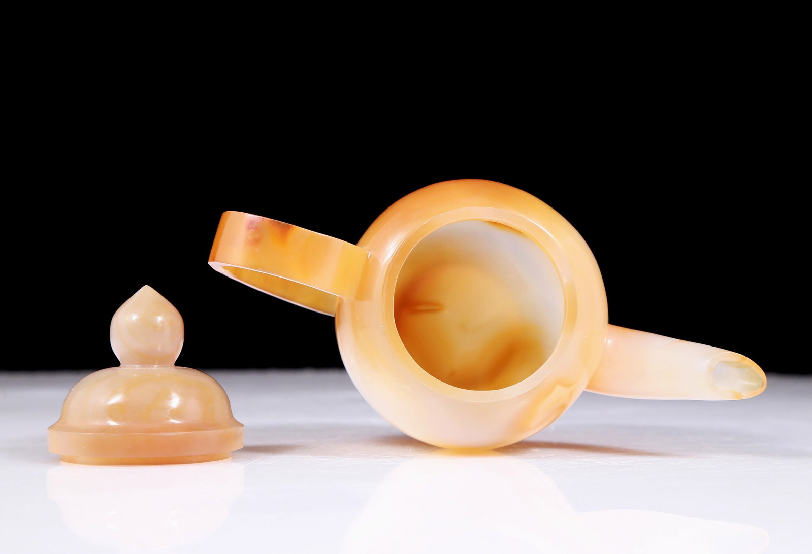 A set of exquisite agate gold-covered tea sets - 10