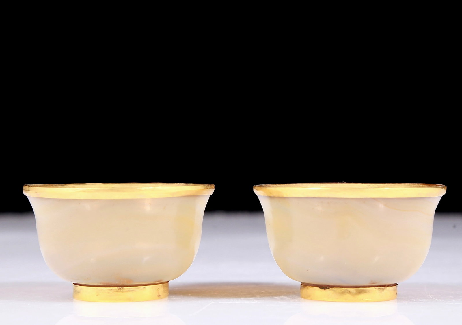 A set of exquisite agate gold-covered tea sets - 12