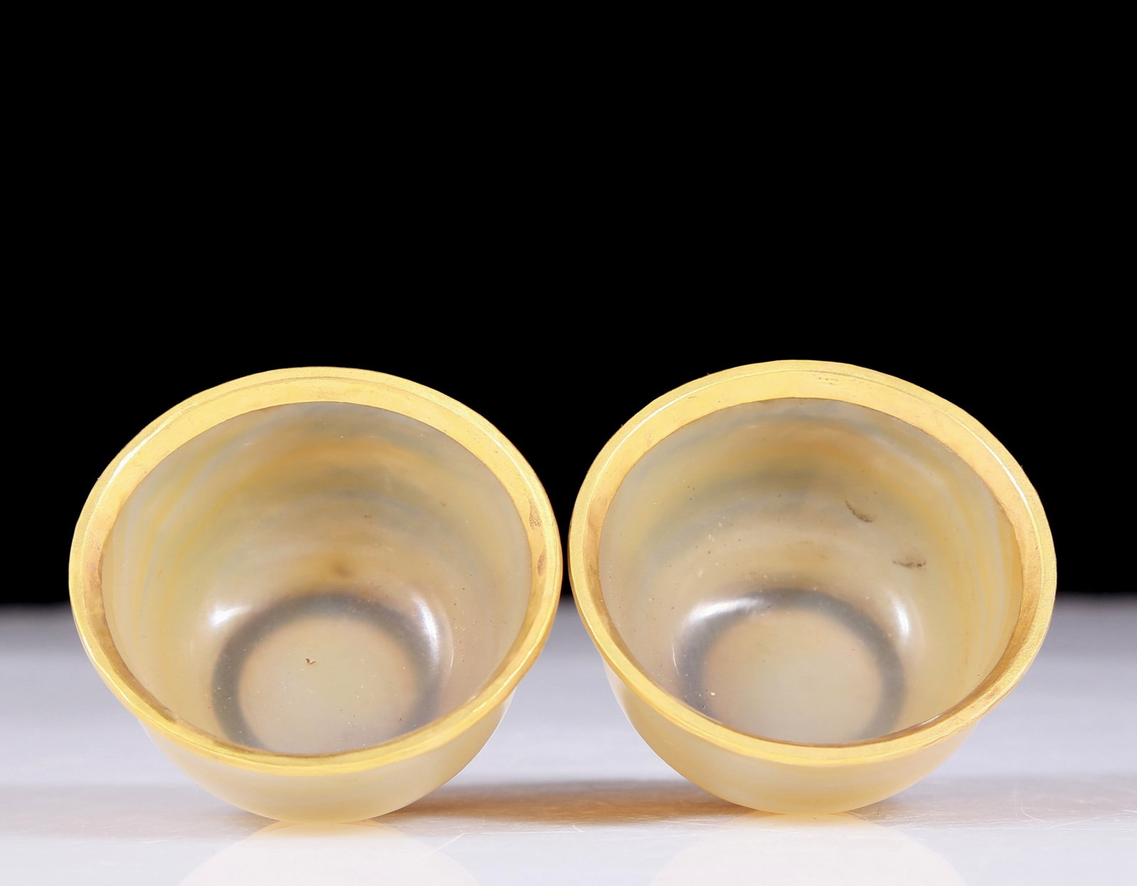 A set of exquisite agate gold-covered tea sets - 13