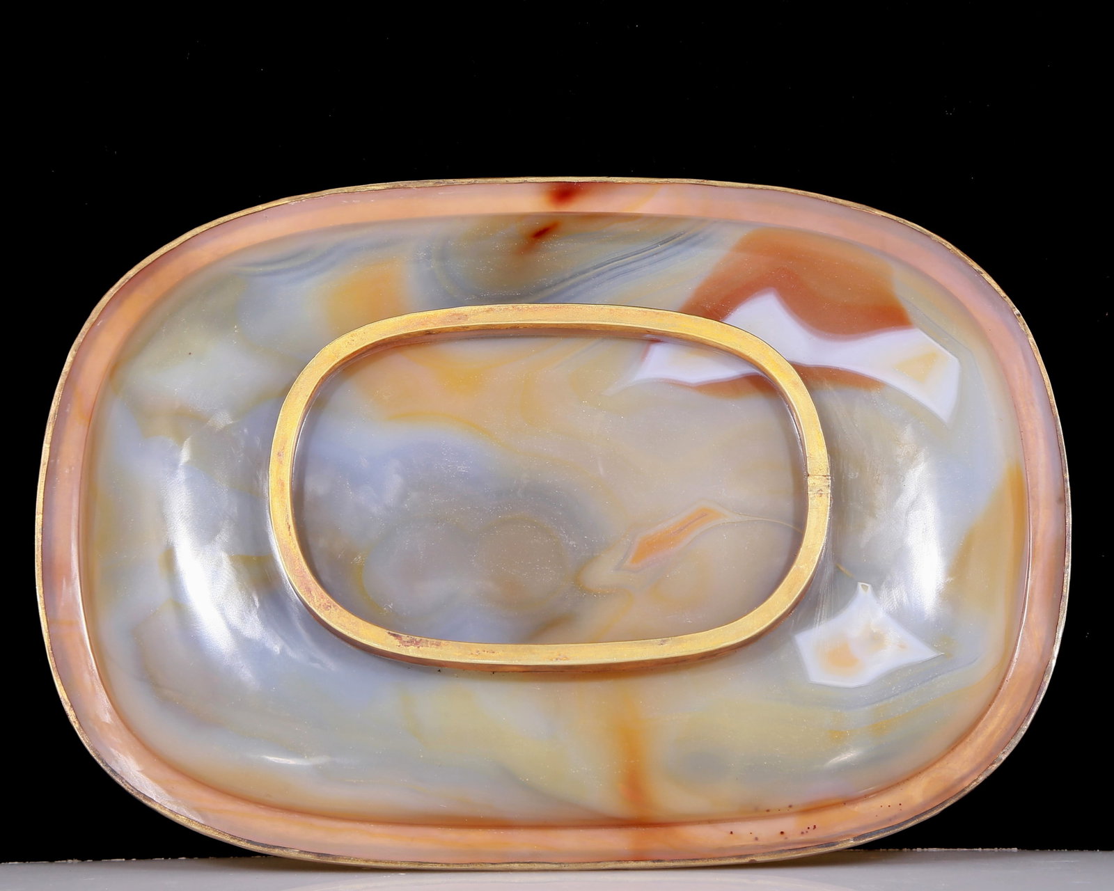 A set of exquisite agate gold-covered tea sets - 16