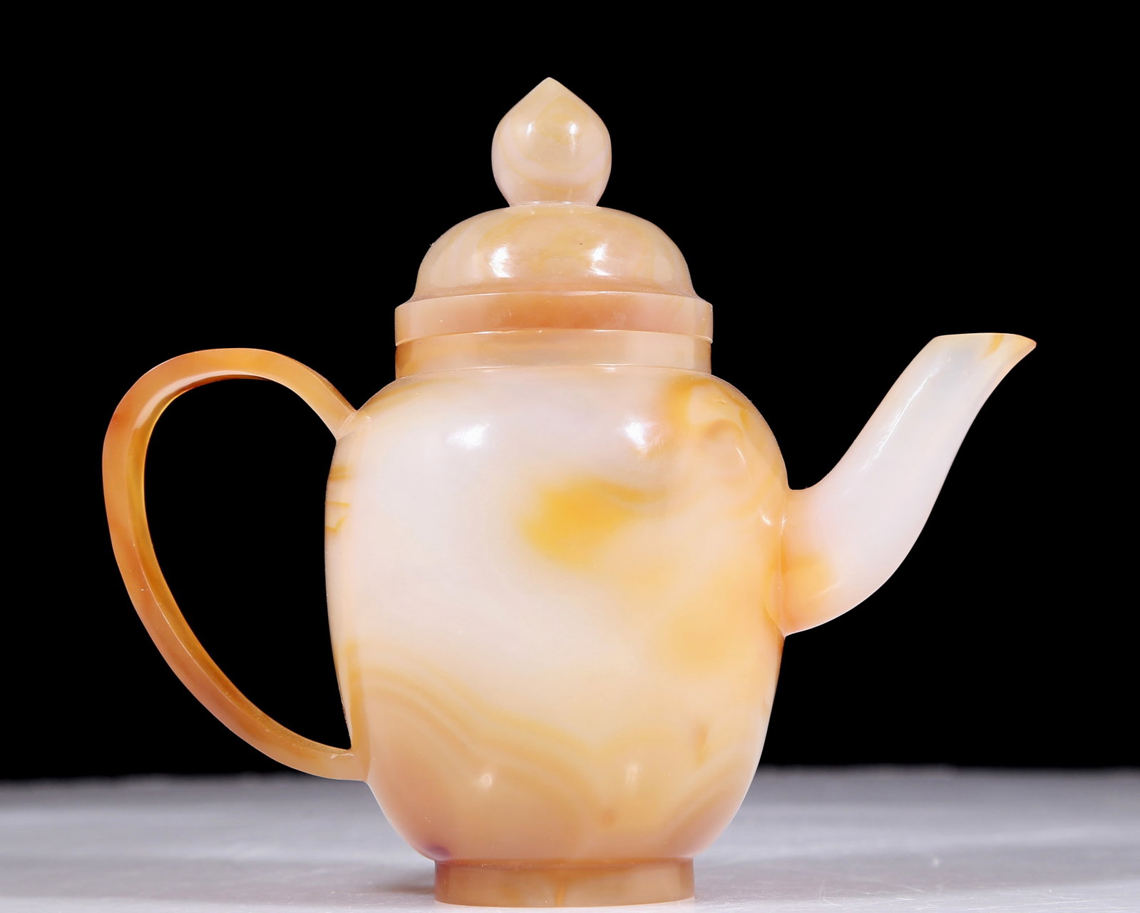A set of exquisite agate gold-covered tea sets - 3