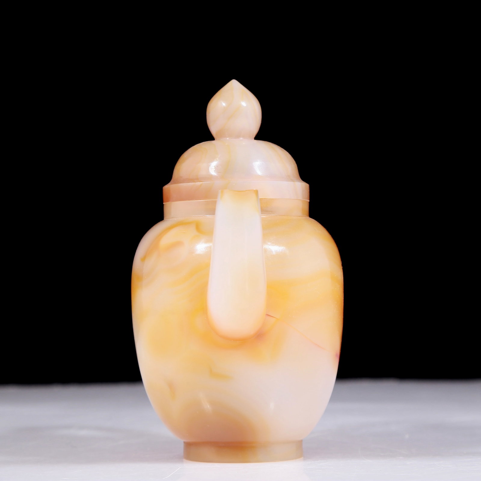 A set of exquisite agate gold-covered tea sets - 5