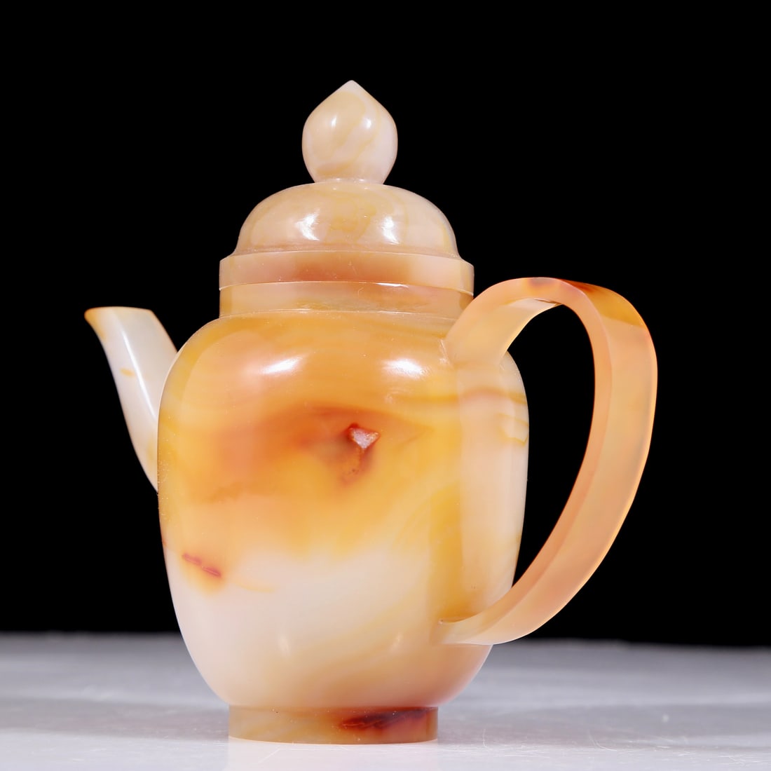 A set of exquisite agate gold-covered tea sets - 8