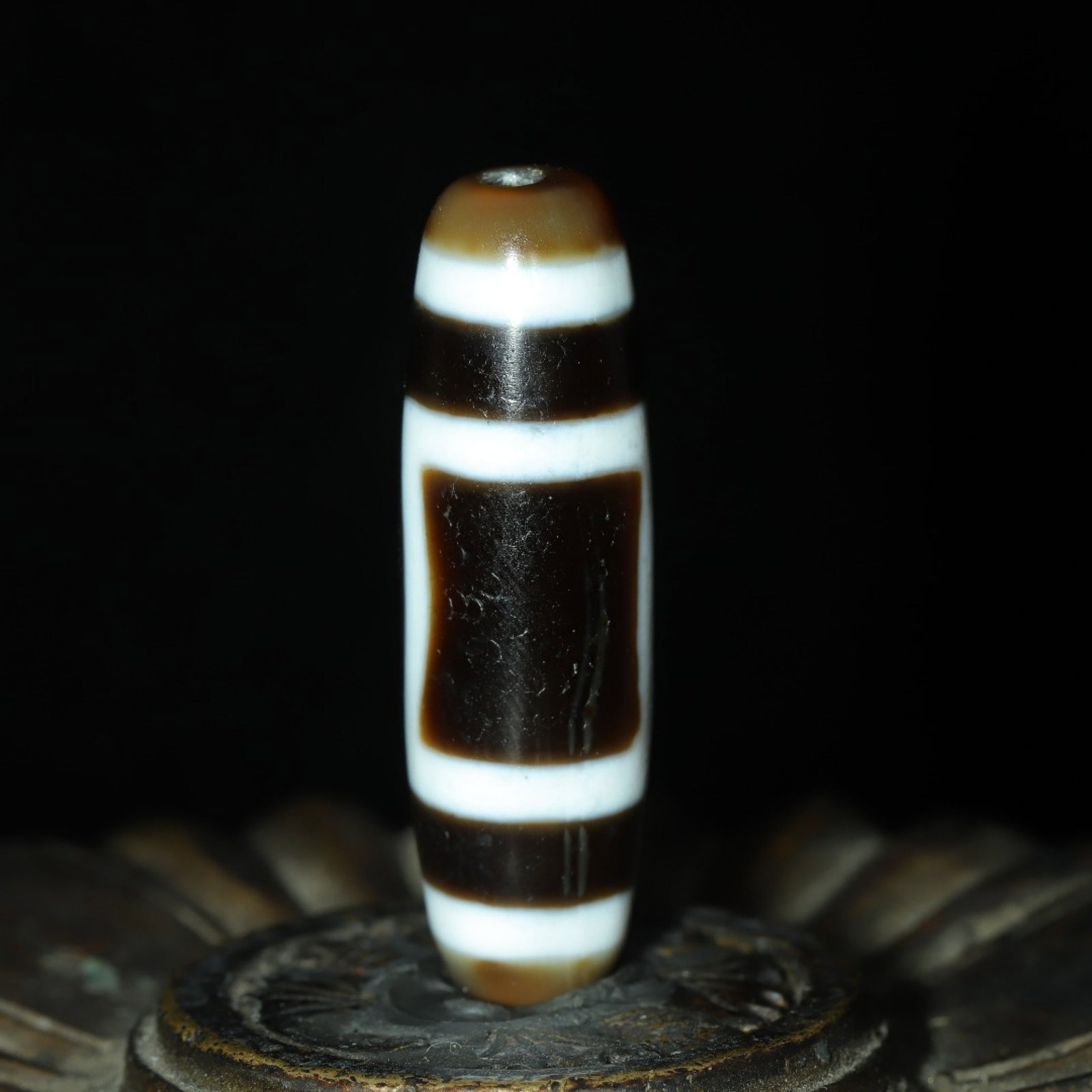 An Exquisite Dzi Bead Pendant - 4