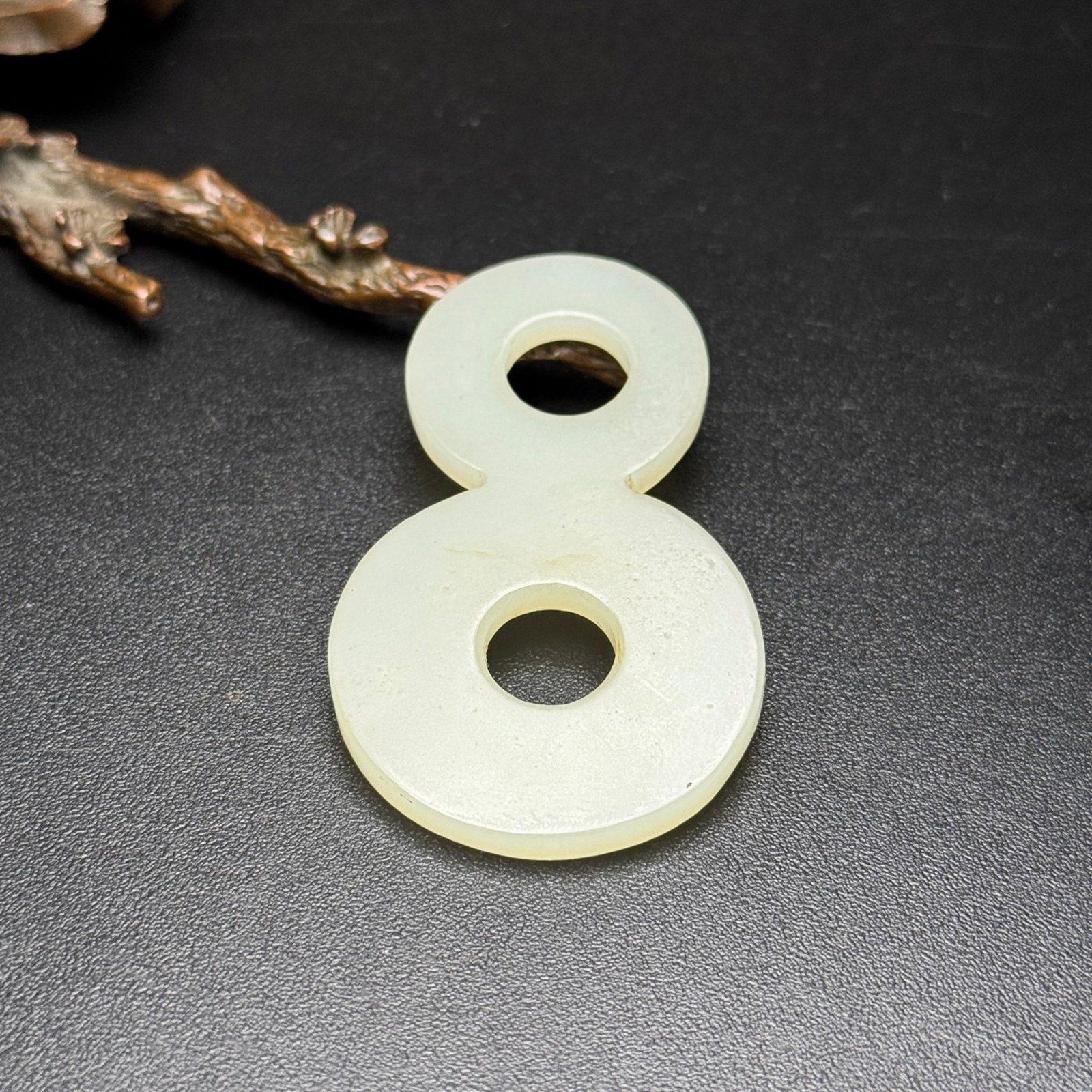 An Exquisite White Jade Pendant - 6