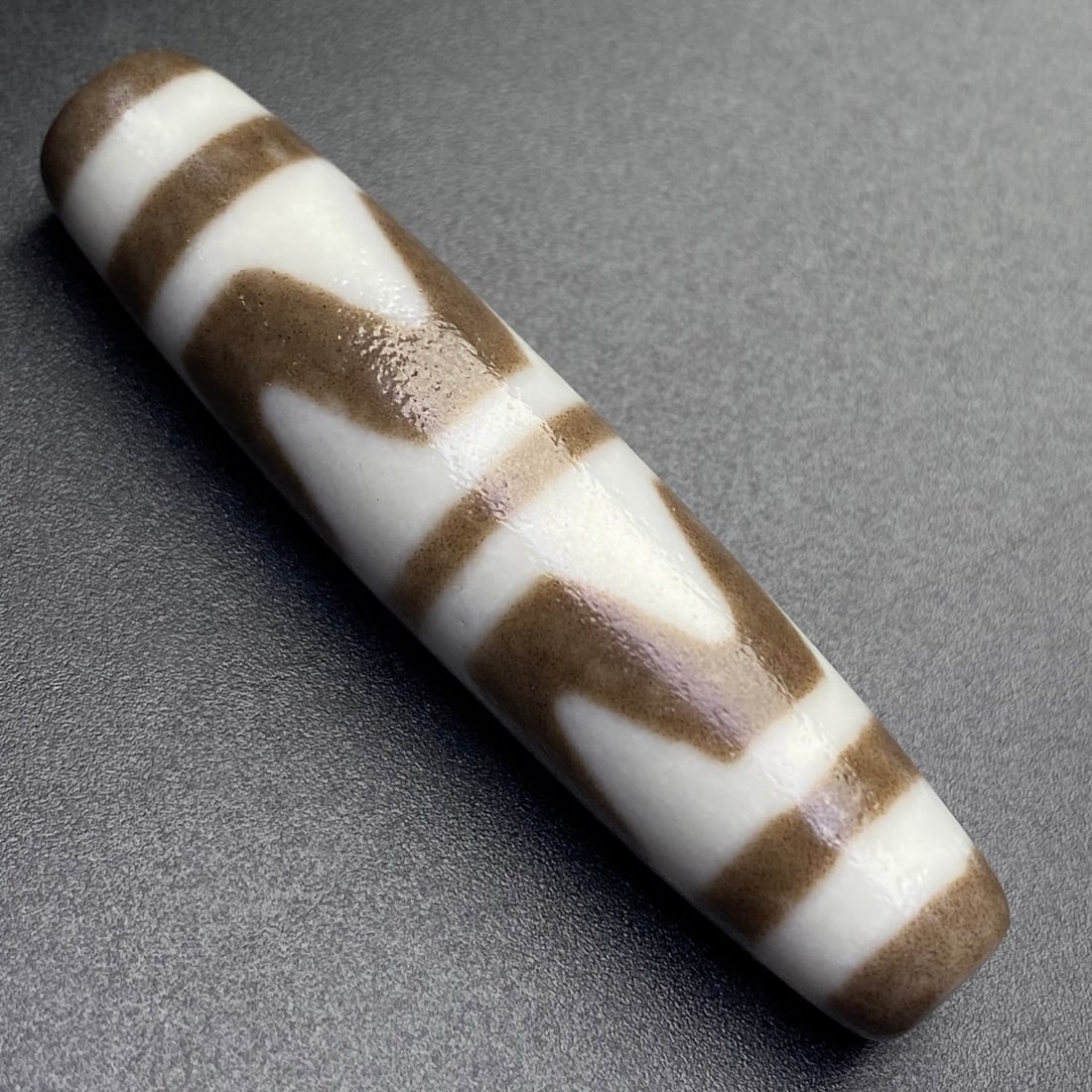 An Exquisite Dzi Bead Pendant - 8