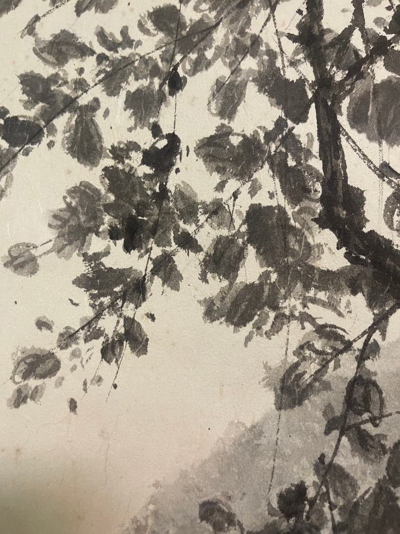 A Chinese Vertical Scroll Ink Painting of Landscape on Paper,Fu Baoshi - 5