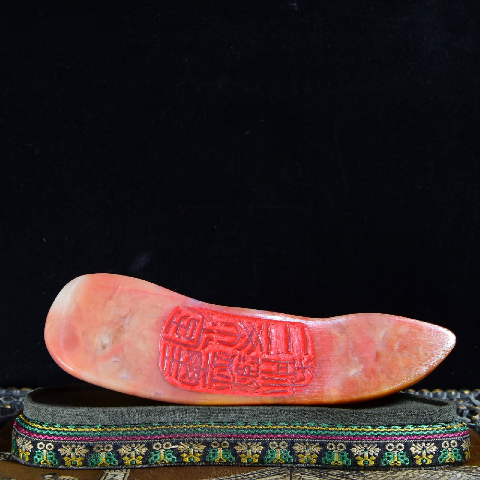 An Exquisite Shoushan Stone Dragon Pattern Seal - 8