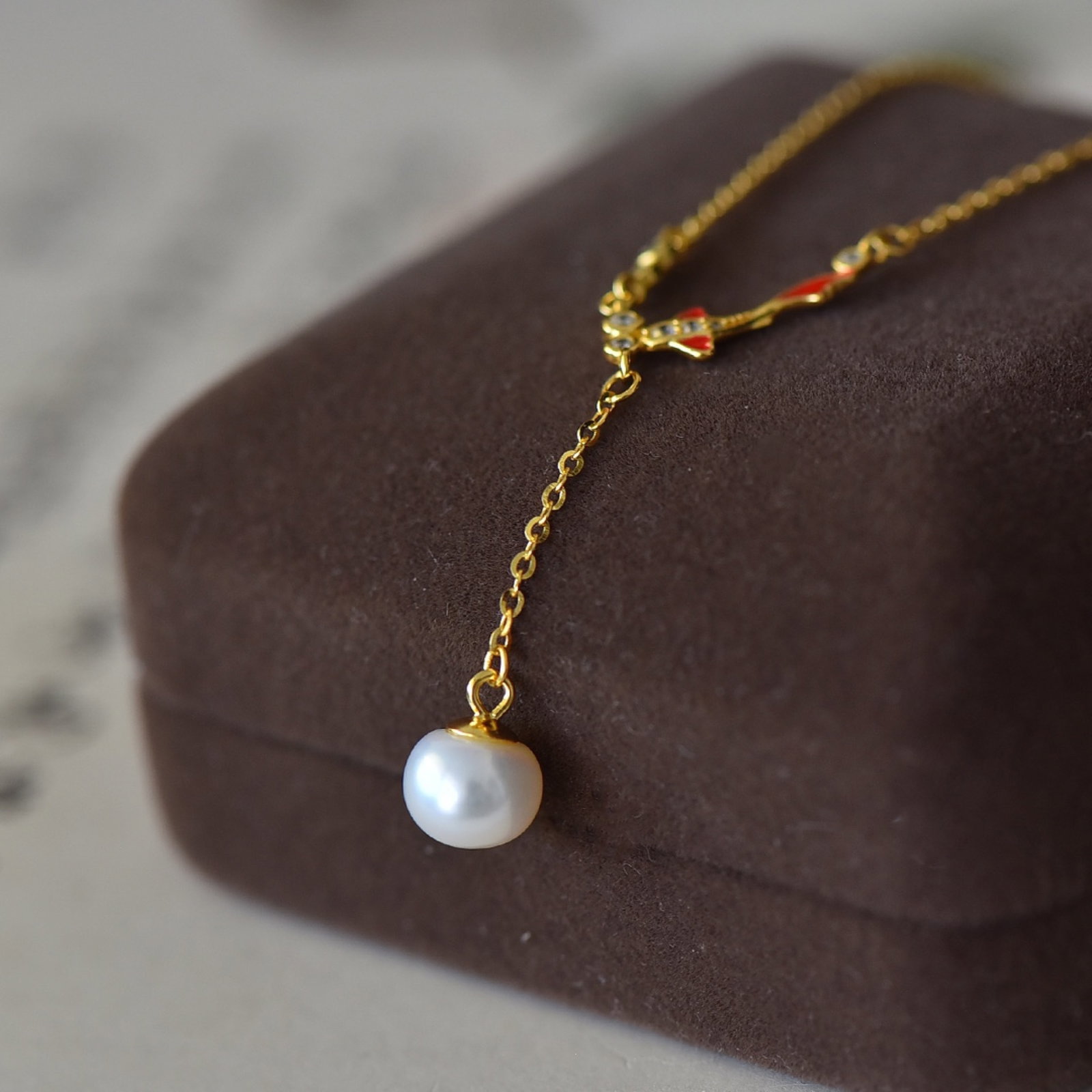 An Exquisite Sterling Silver-Gold Plated Inlaid White Jade Pendant - 3