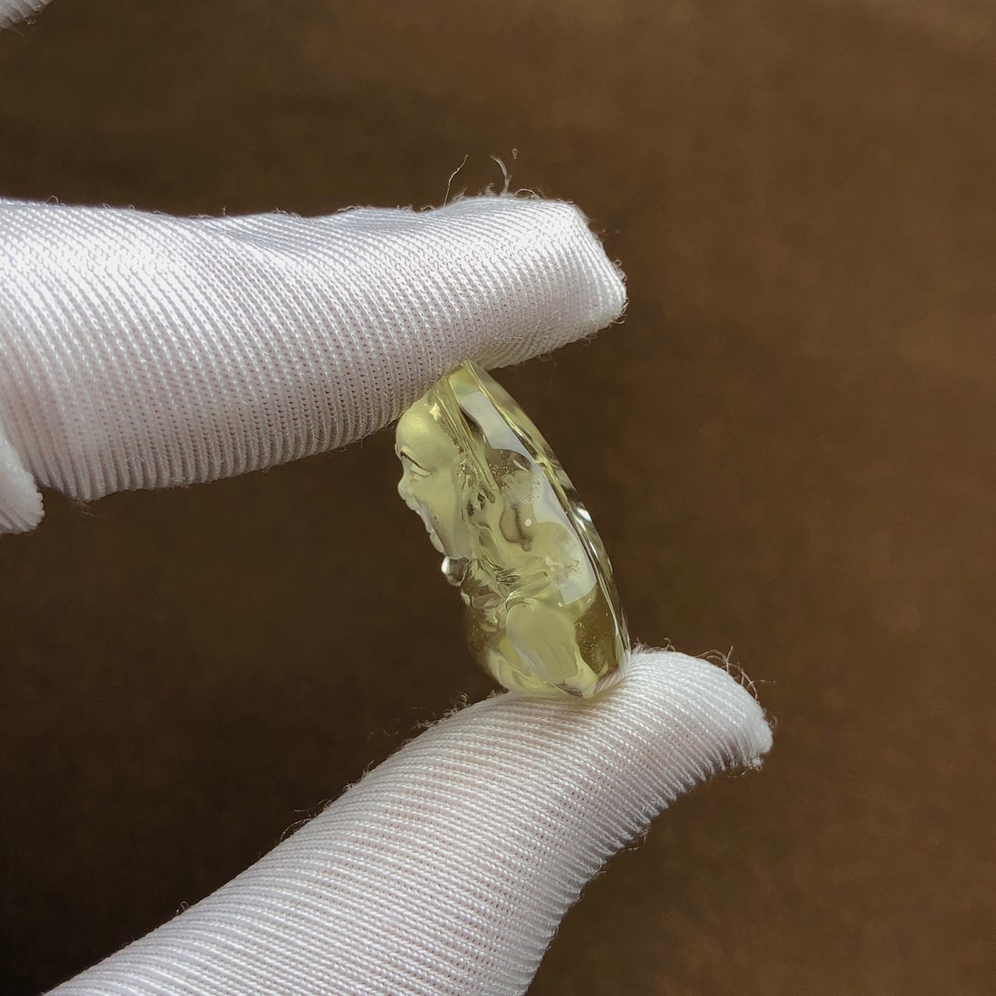 An Exquisite Crystal Maitreya Buddha Pendant - 6
