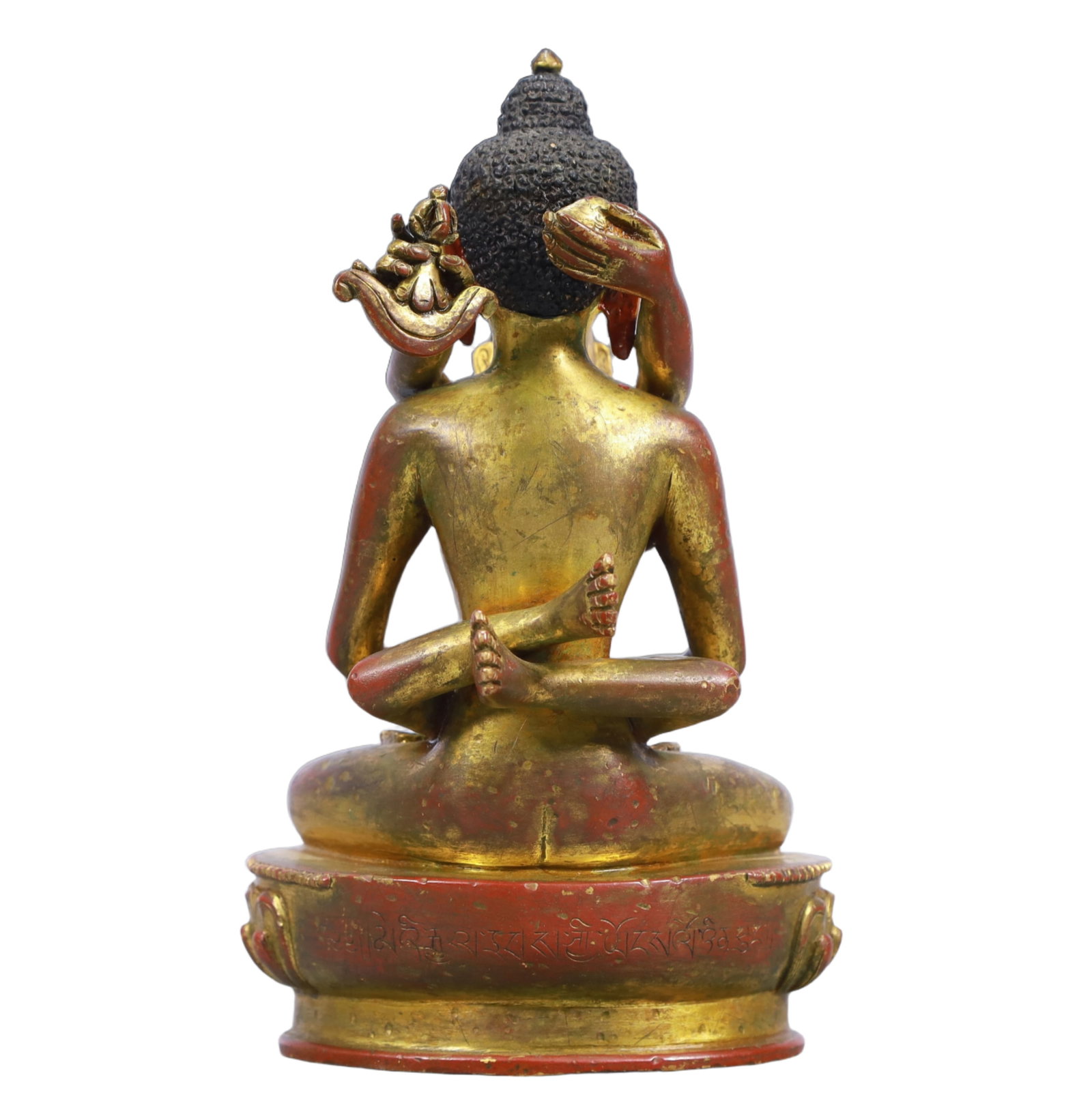 A Solemn Gilt Bronze Statue of Mandkesvara - 8