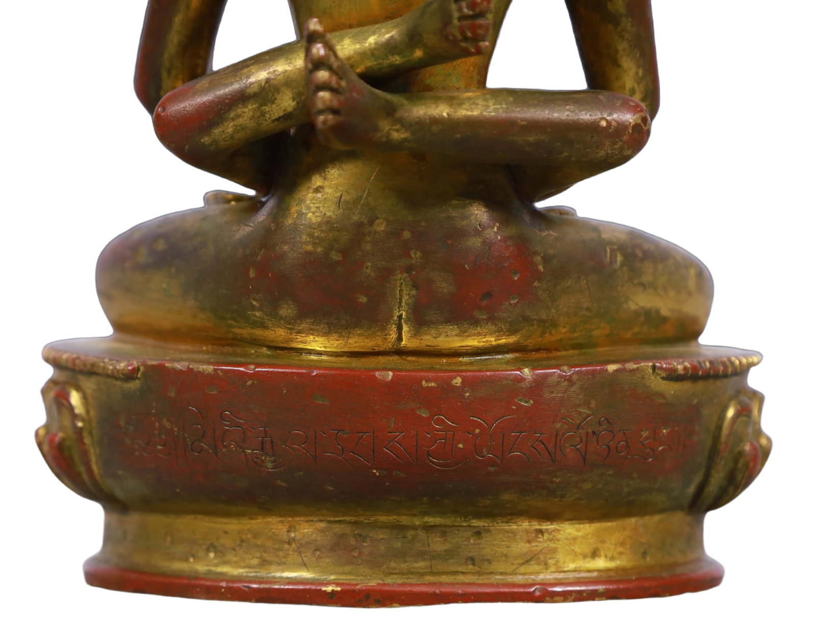 A Solemn Gilt Bronze Statue of Mandkesvara - 9