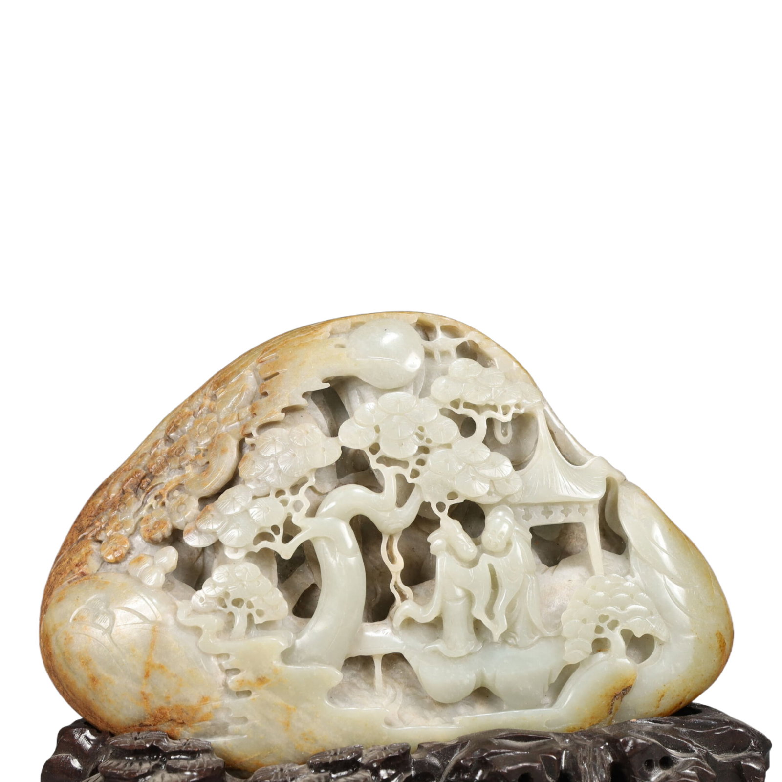An Exquisite Agate Landscape and Figure Pattern Ornament - 2