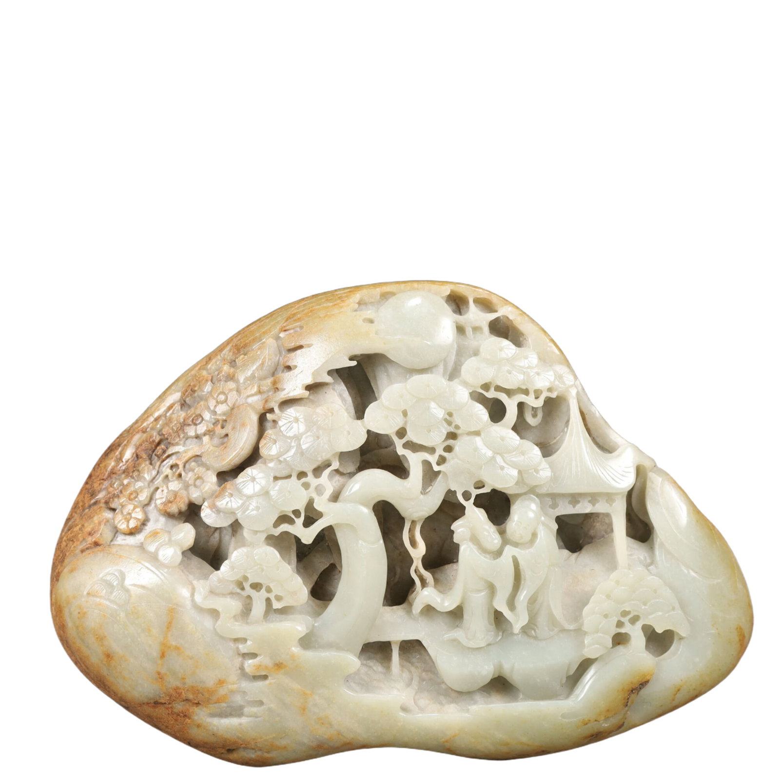 An Exquisite Agate Landscape and Figure Pattern Ornament - 6