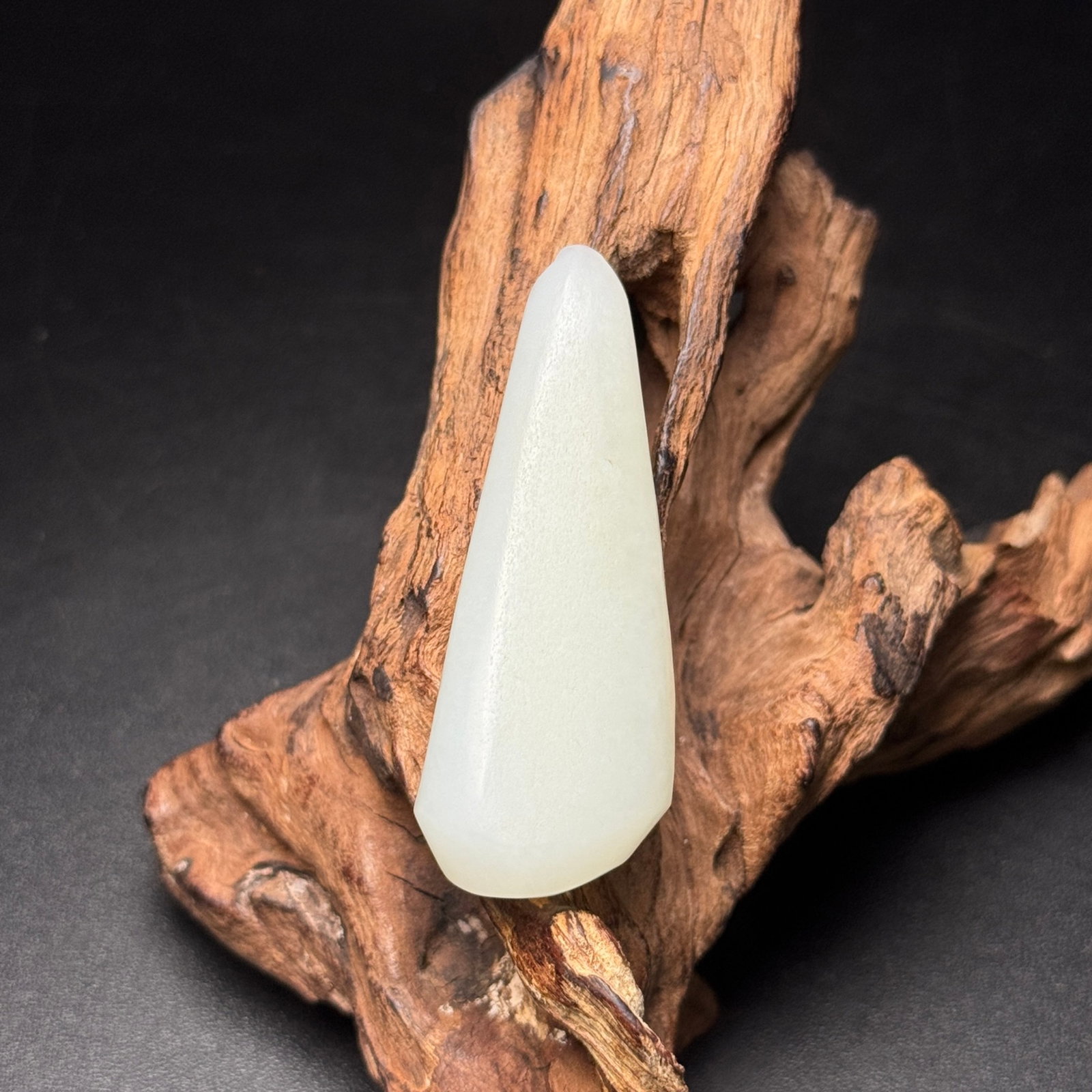 An Exquisite White Jade Bamboo Pattern Pendant - 3