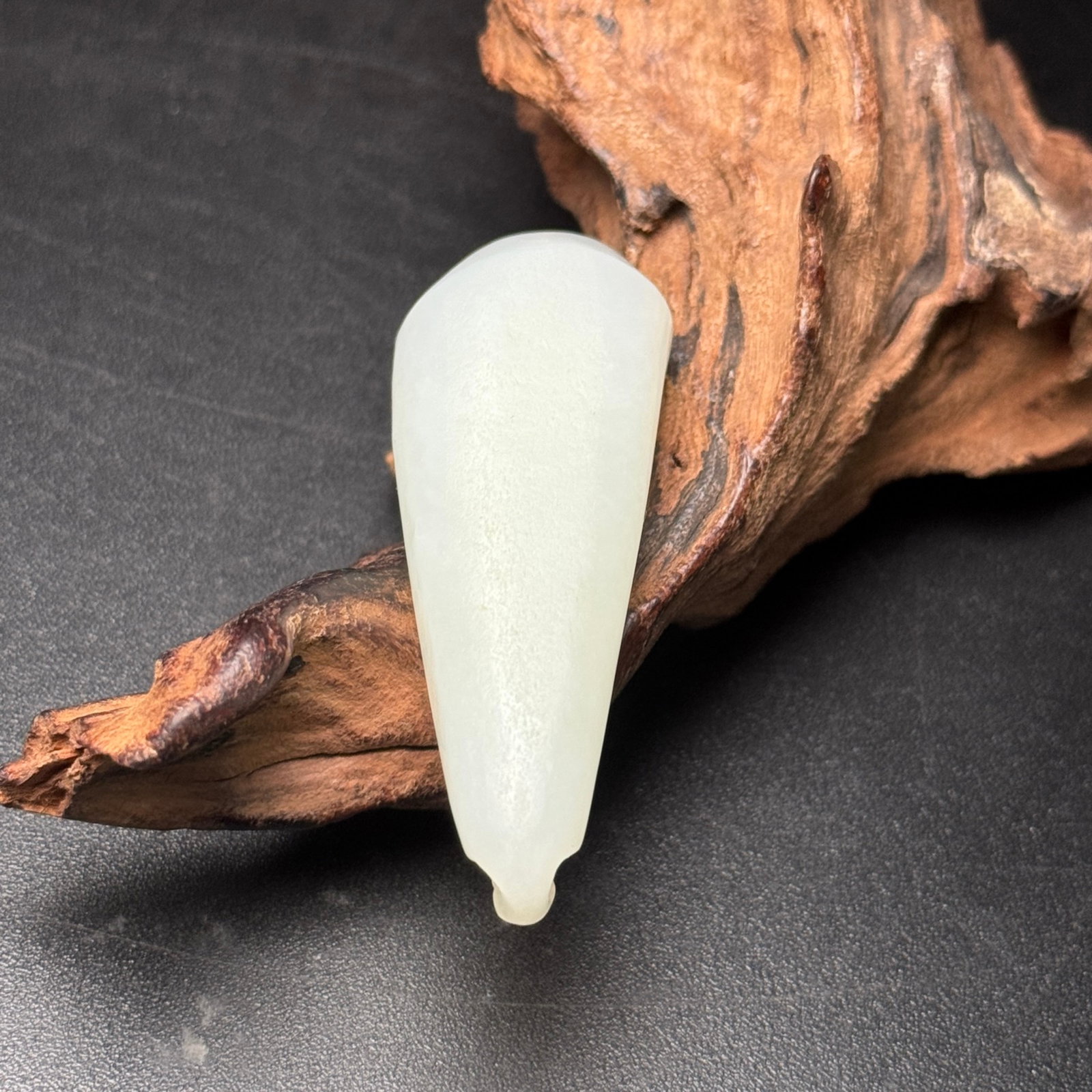 An Exquisite White Jade Bamboo Pattern Pendant - 6