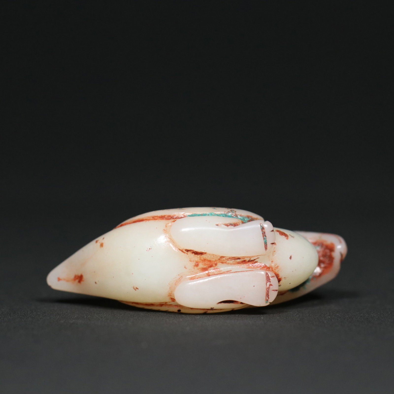 An Exquisite White Jade Goose Pendant - 3