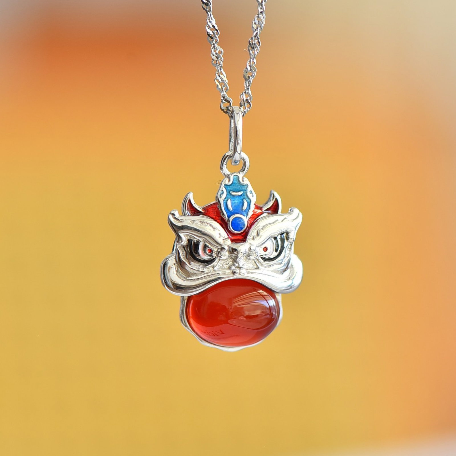 A Set of Fine Sterling Silver Inlaid Agate Jewelrys - 2
