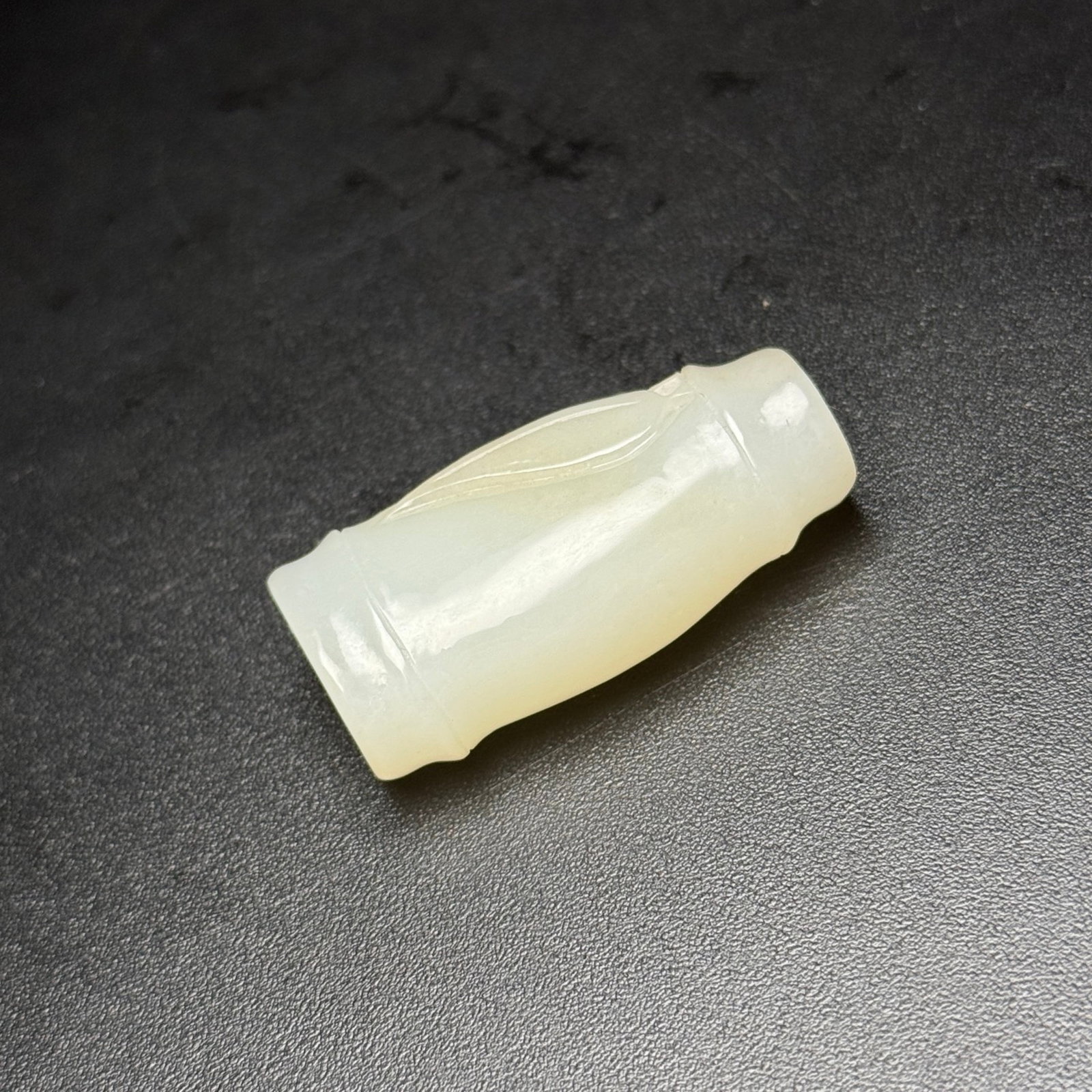 An Exquisite White Jade Bamboo Pattern Pendant - 4