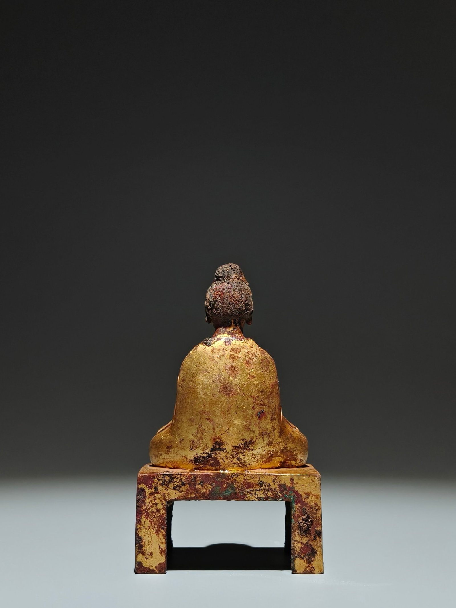 A Solemn Gilt Bronze Buddha Statue - 6
