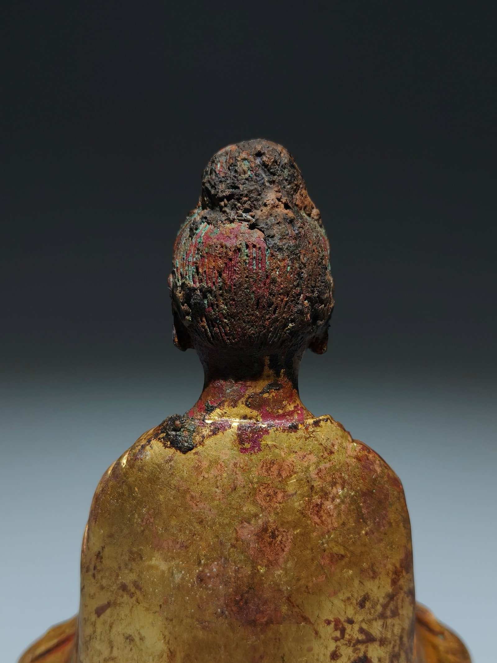 A Solemn Gilt Bronze Buddha Statue - 7