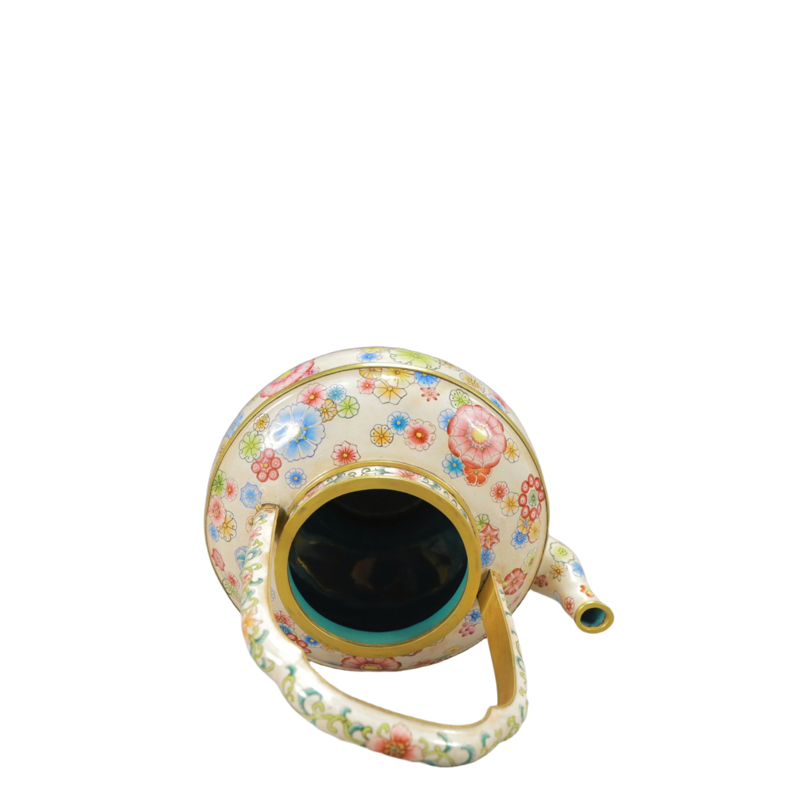 An Exquisite Painted Enamel Flower Pattern Ewer - 10