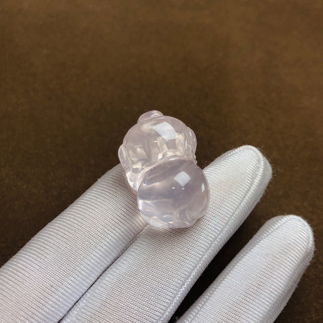 An Exquisite Crystal Pig Pendant - 3