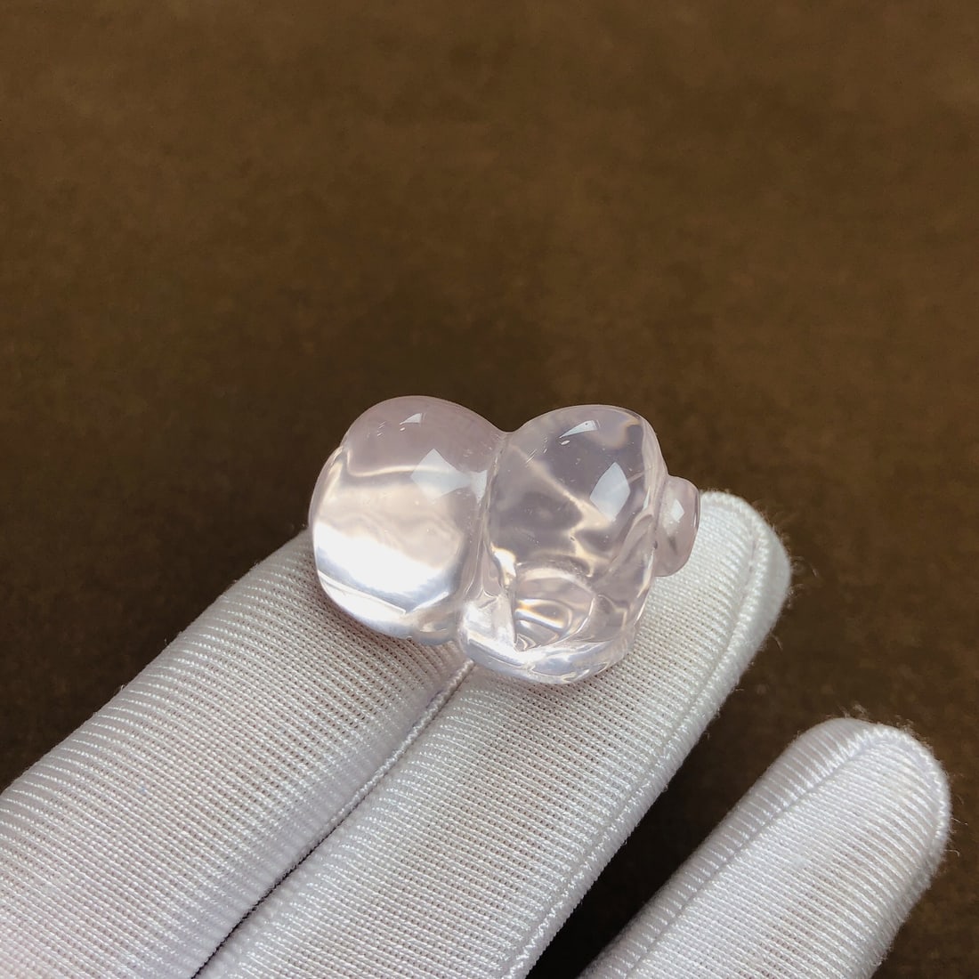 An Exquisite Crystal Pig Pendant - 5