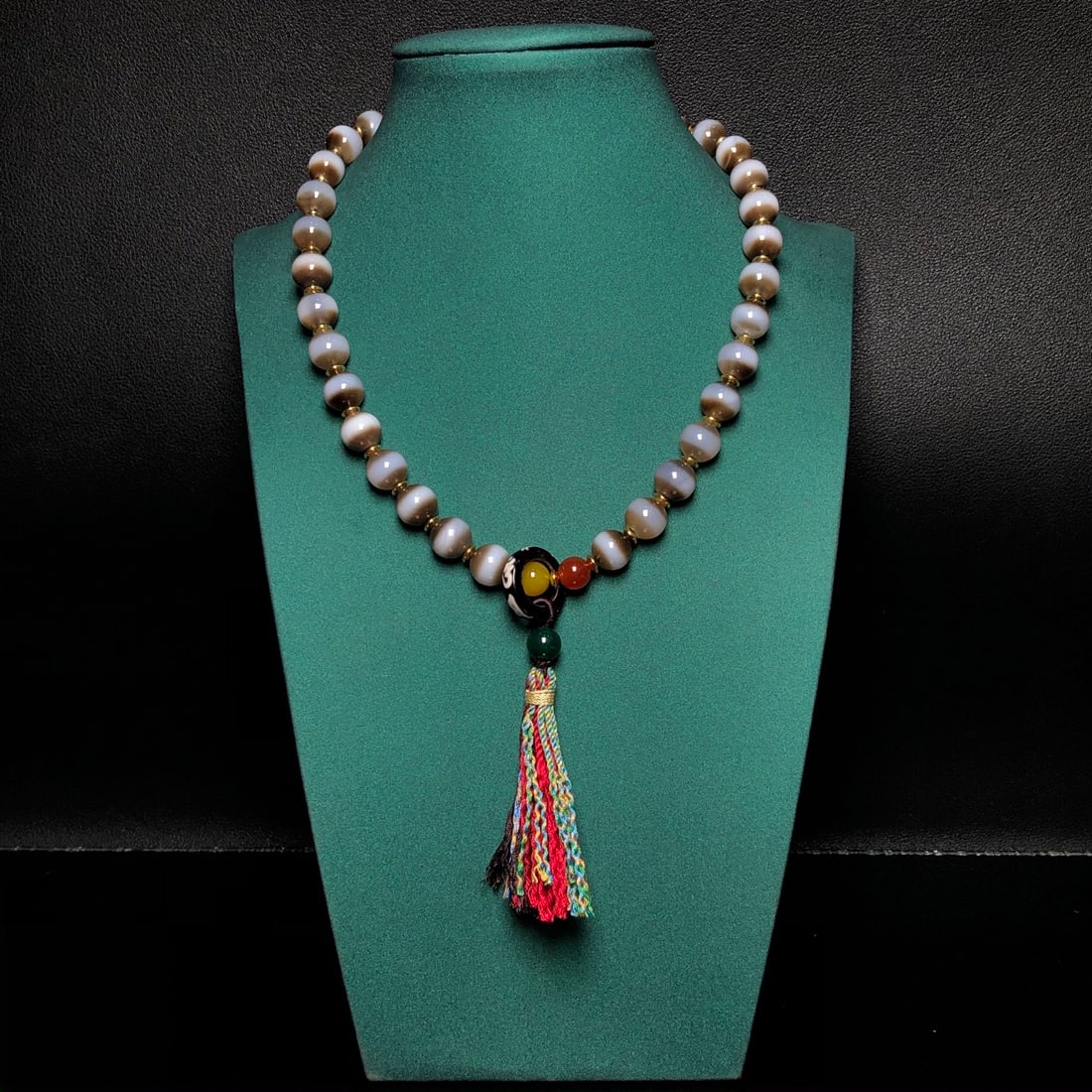 An Exquisite Prayer Beads Necklace - 9