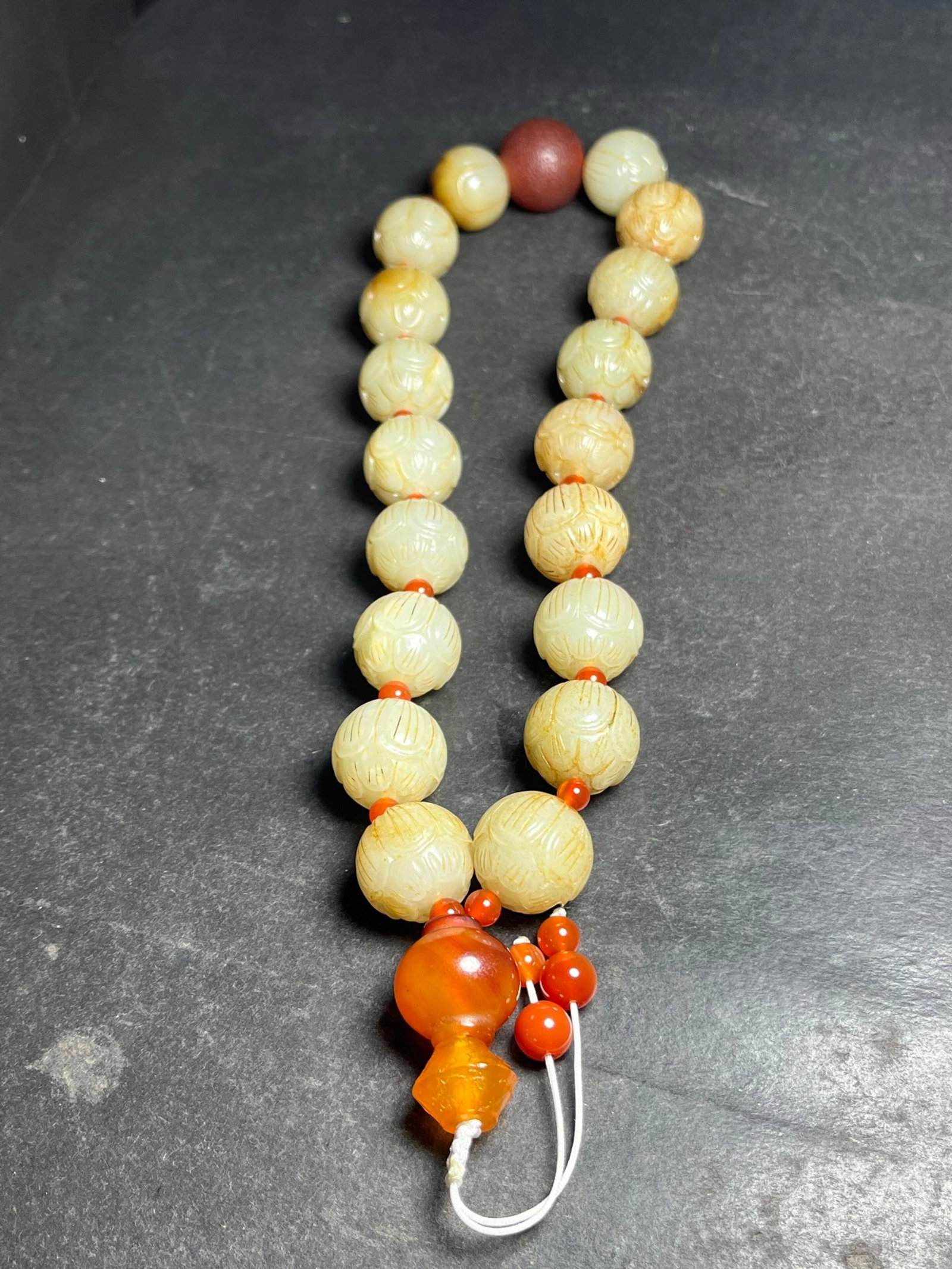 An Exquisite White Jade Lotus Pattern Bracelets: Estimated Value:1200-2400 An Exquisite White Jade Lotus Pattern Bracelets,Qing Dynasty,China,Size:18mm,Weight:175g