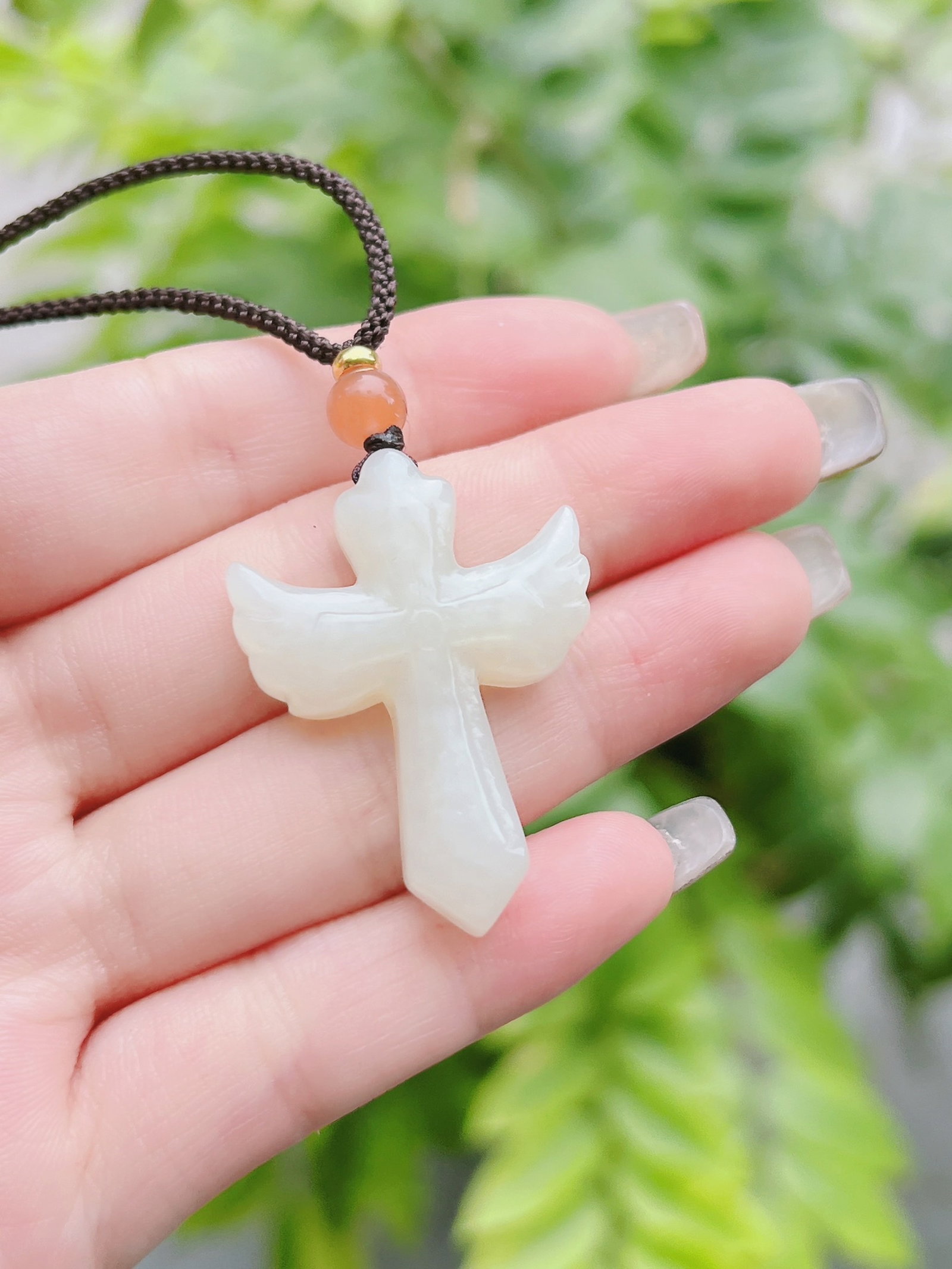 An Exquisite White Jade Pendant - 4