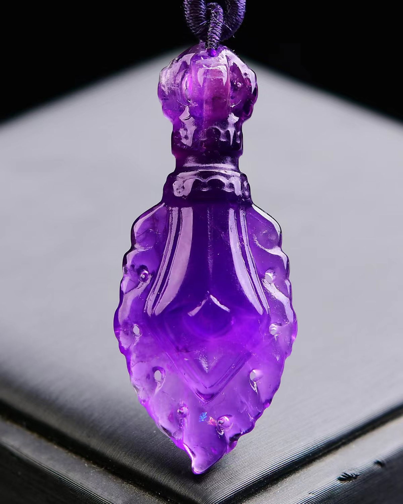 An Exquisite Crystal Vajry Pestle Pendant - 2