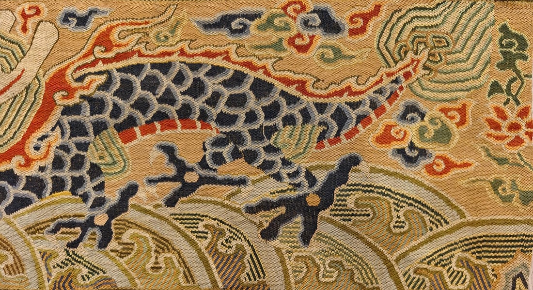 Nasha embroidered sea dragon pattern - 3