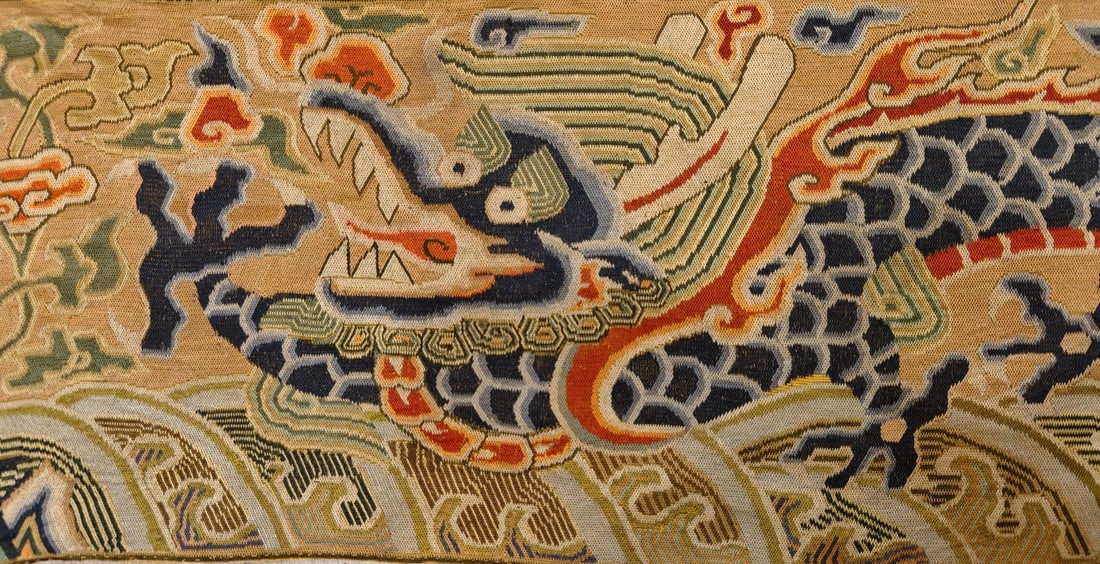 Nasha embroidered sea dragon pattern - 4