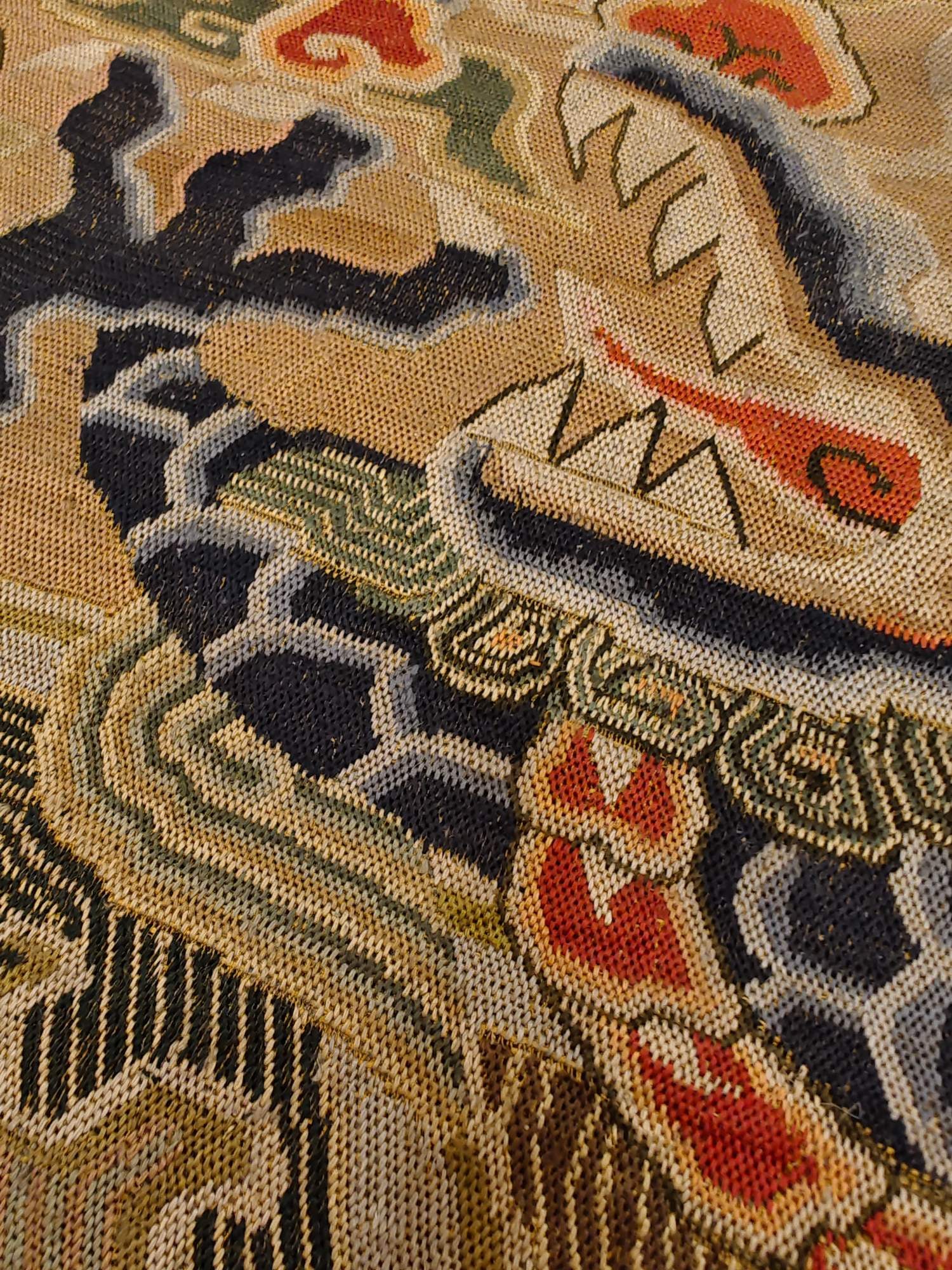 Nasha embroidered sea dragon pattern - 8