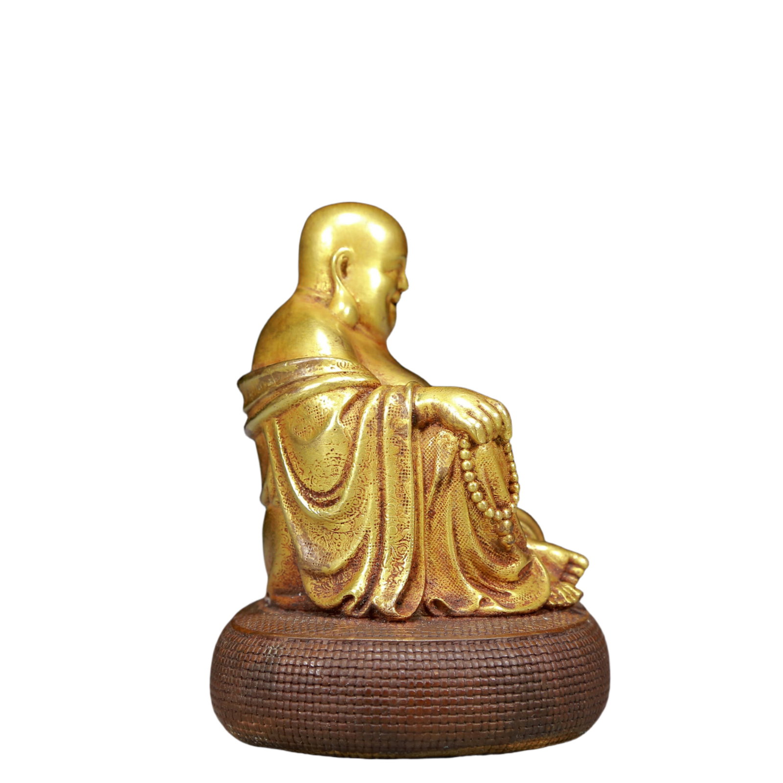 A Solemn Gilt Bronze Statue of Maitreya Buddha - 4