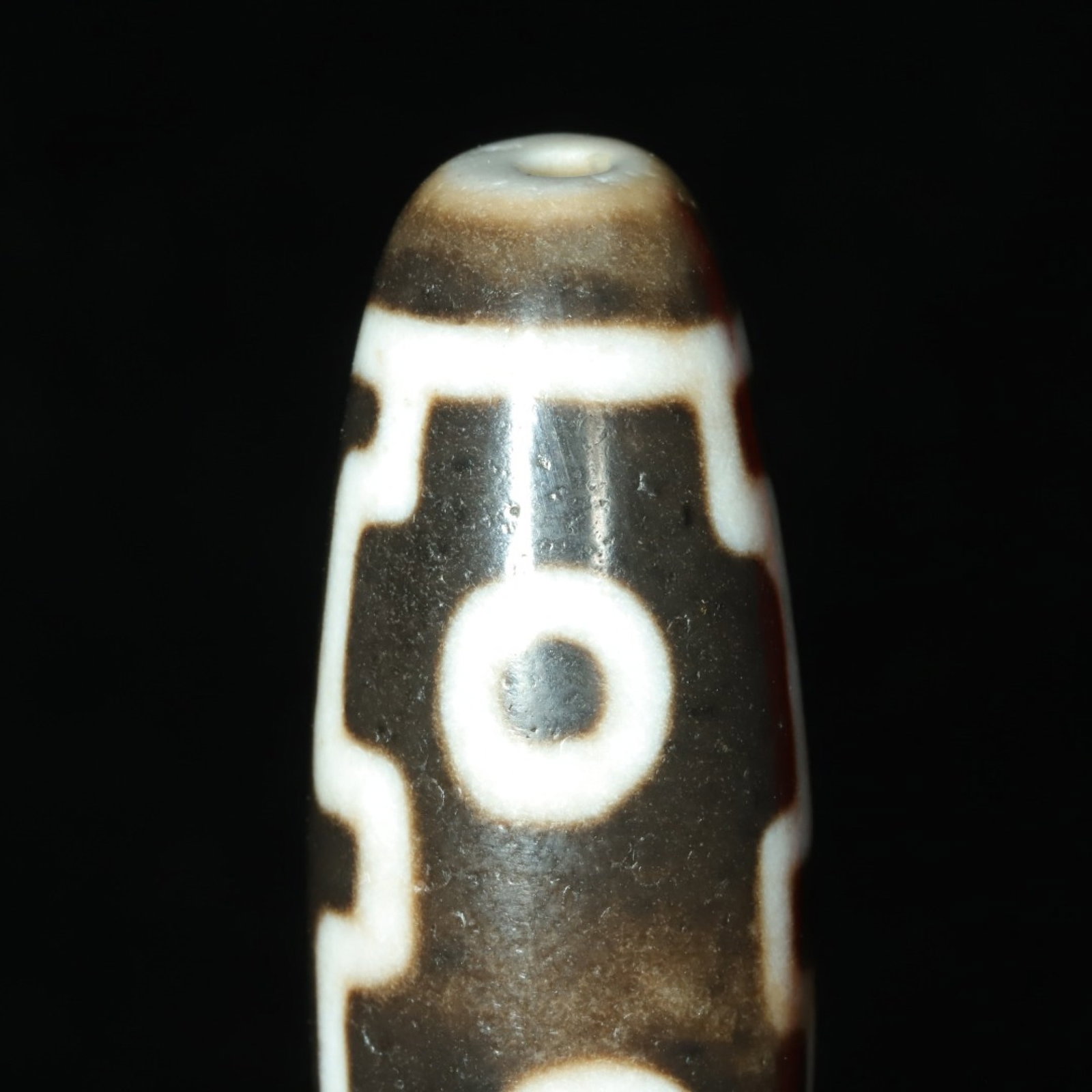 An Exquisite Four Eyes Dzi Bead Pendant - 2