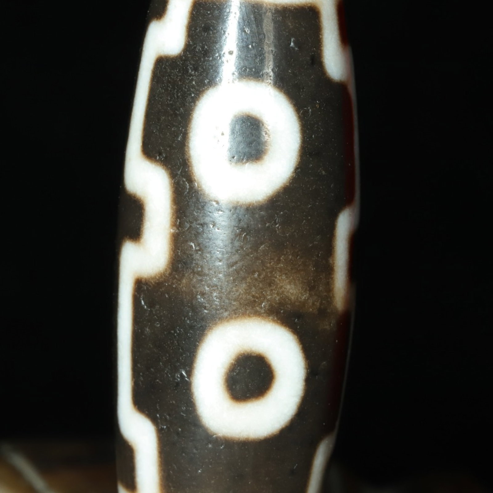 An Exquisite Four Eyes Dzi Bead Pendant - 3