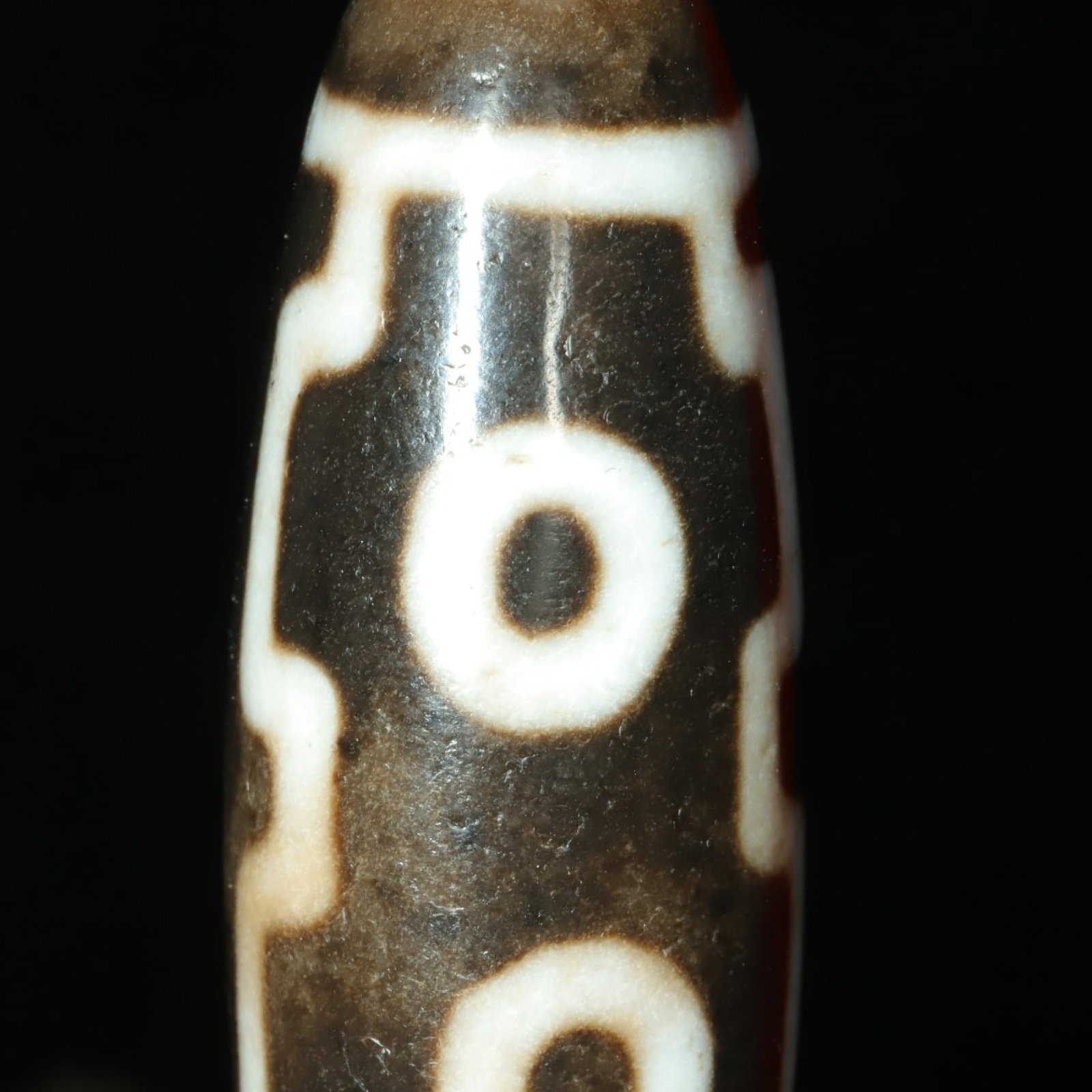 An Exquisite Four Eyes Dzi Bead Pendant - 6