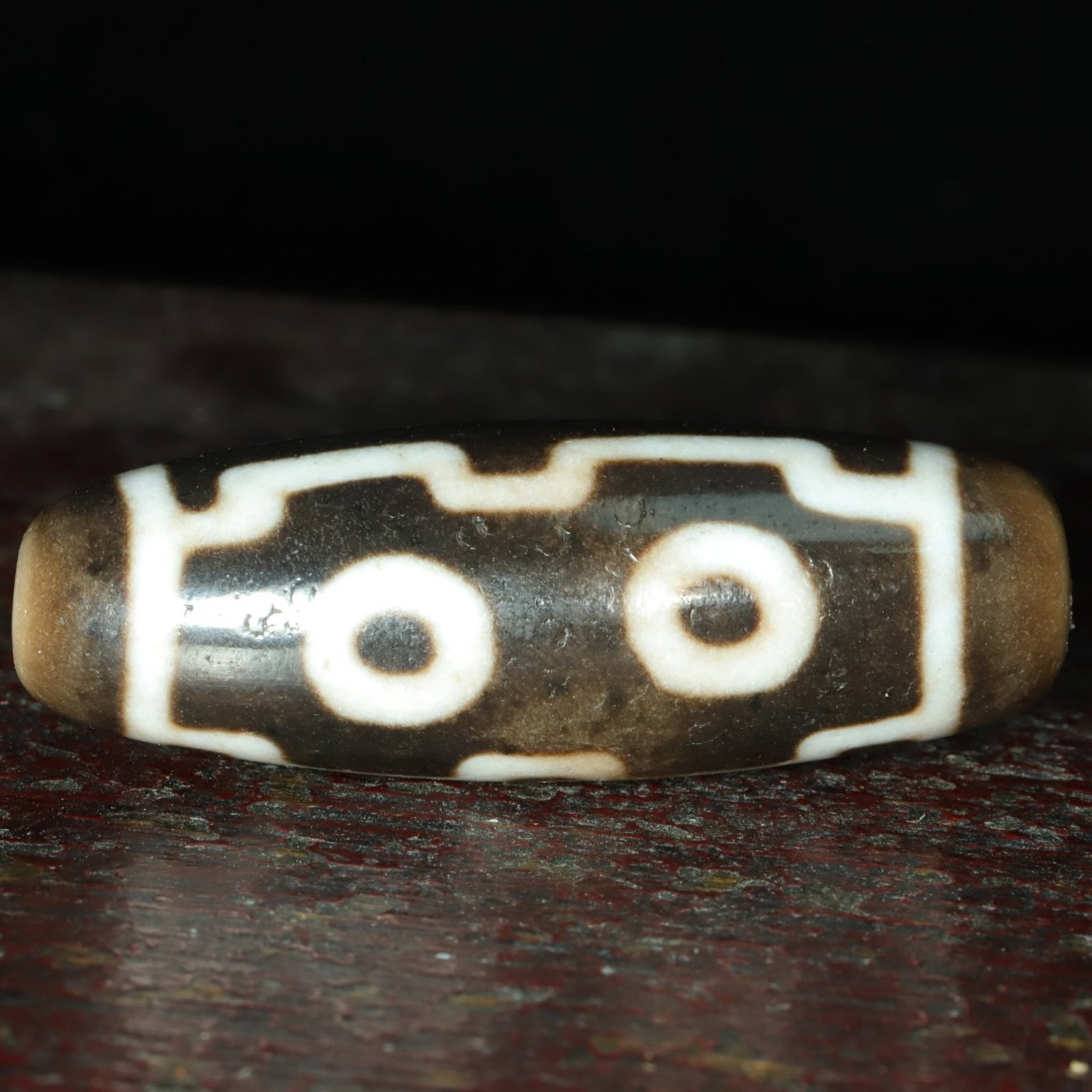 An Exquisite Four Eyes Dzi Bead Pendant - 7