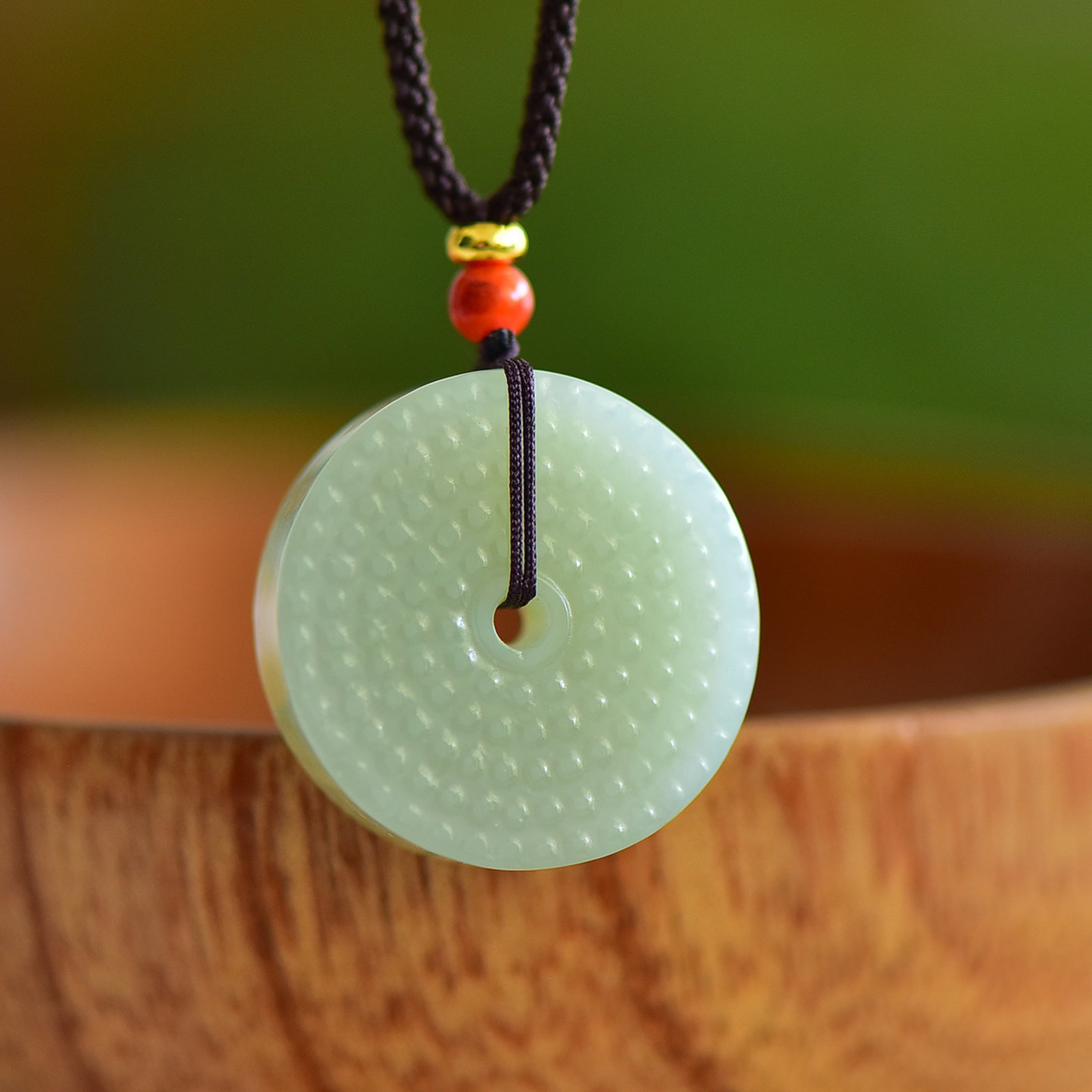 An Exquisite Greenish Jade Dragon Pattern Pendant - 3