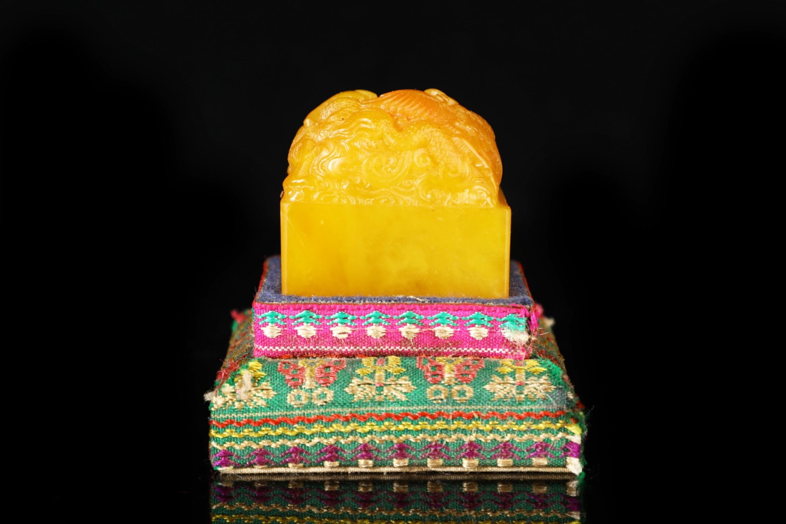 An Exquisite Tianhuang Stone Auspicious Beast Pattern Seal - 3