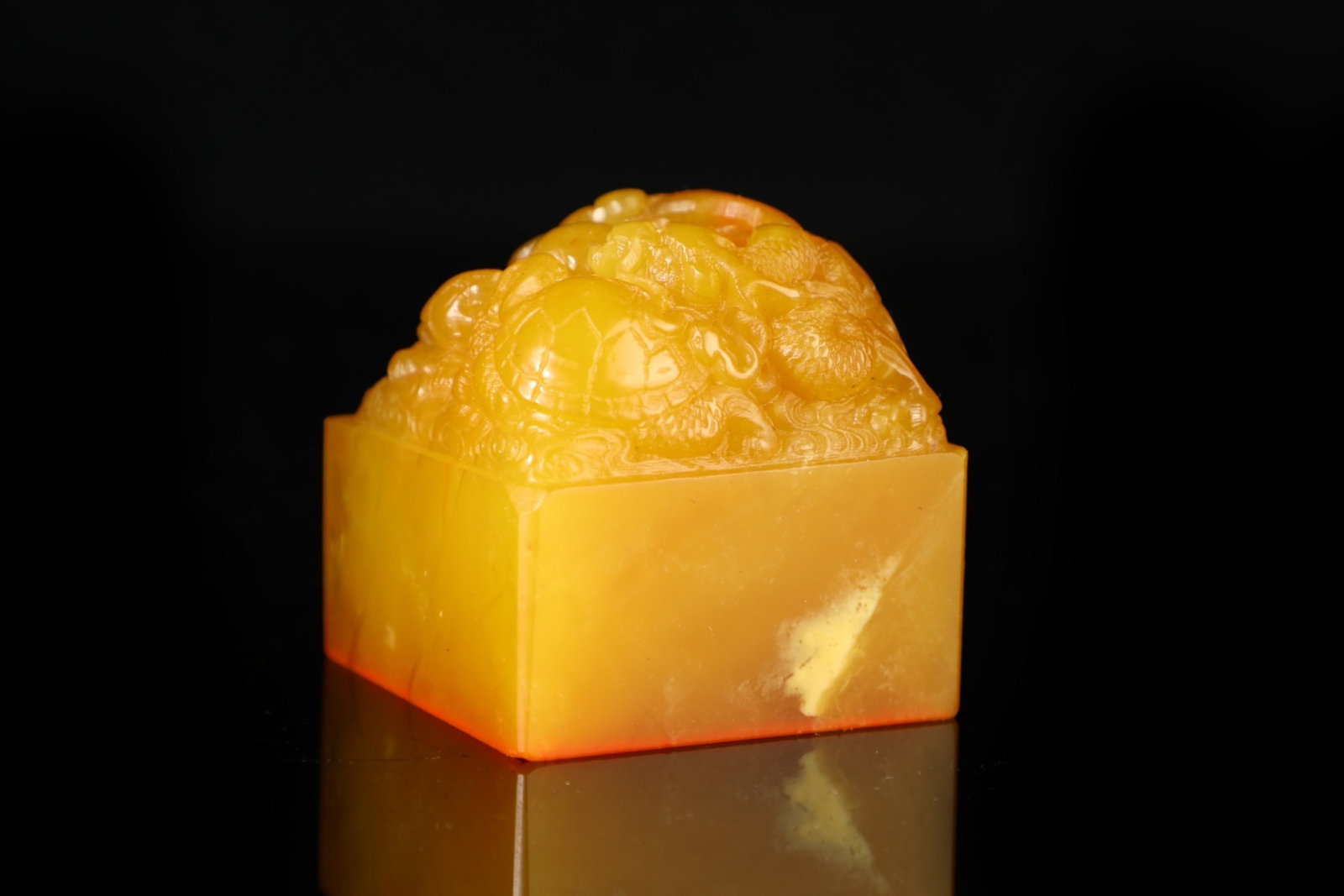 An Exquisite Tianhuang Stone Auspicious Beast Pattern Seal - 6