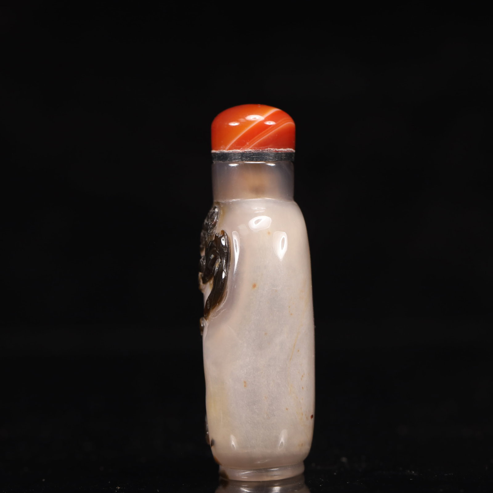 An Exquisite Agate Landscape and Figure Pattern Snuff Bottle - 6