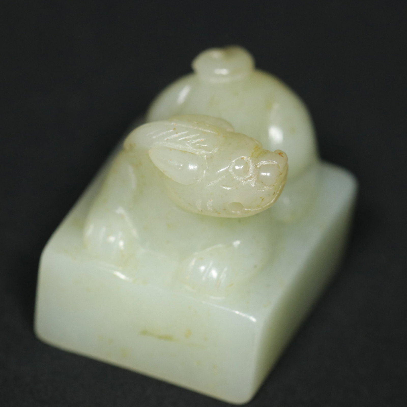 An Exquisite White Jade Auspicious Beast Pattern Seal - 5